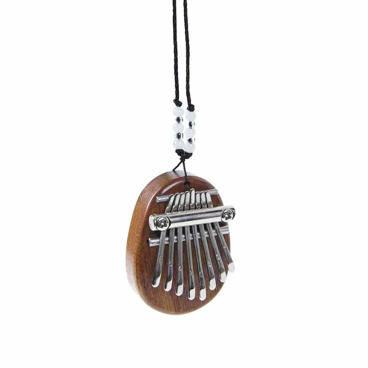 Mini kalimba 8 klawiszy z wysokiej jakości drewna mahoniowego