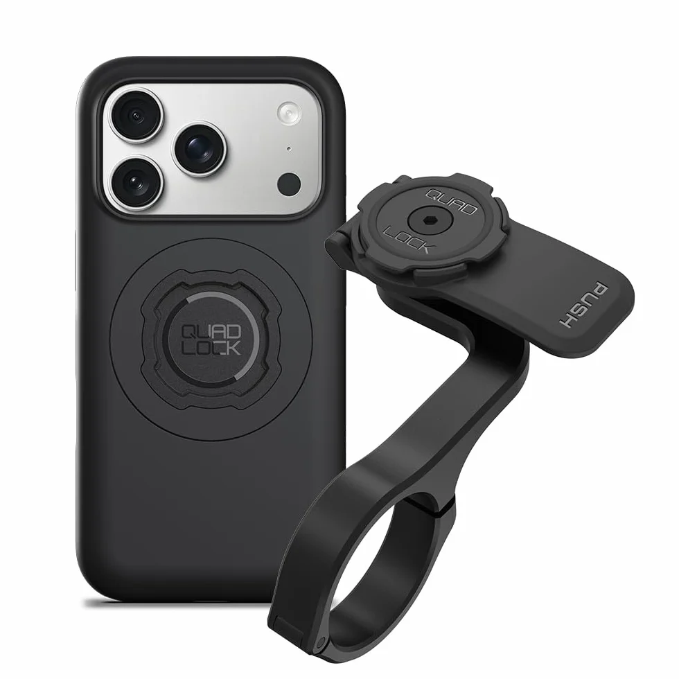 Quad Lock Out Front PRO uchwyt na kierownicę roweru uchwyt na telefon (V2) z MAG etui na telefon iPhone 17 Pro