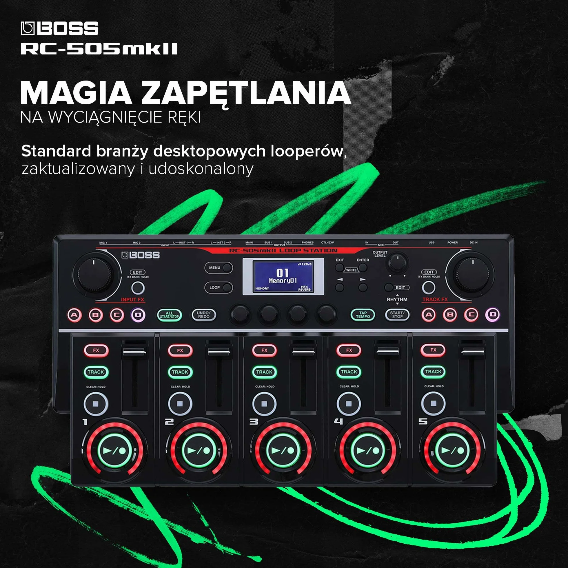 BOSS RC-505MKII Loop Station, Magia Zapętlania na Wyciągnięcie Ręki
