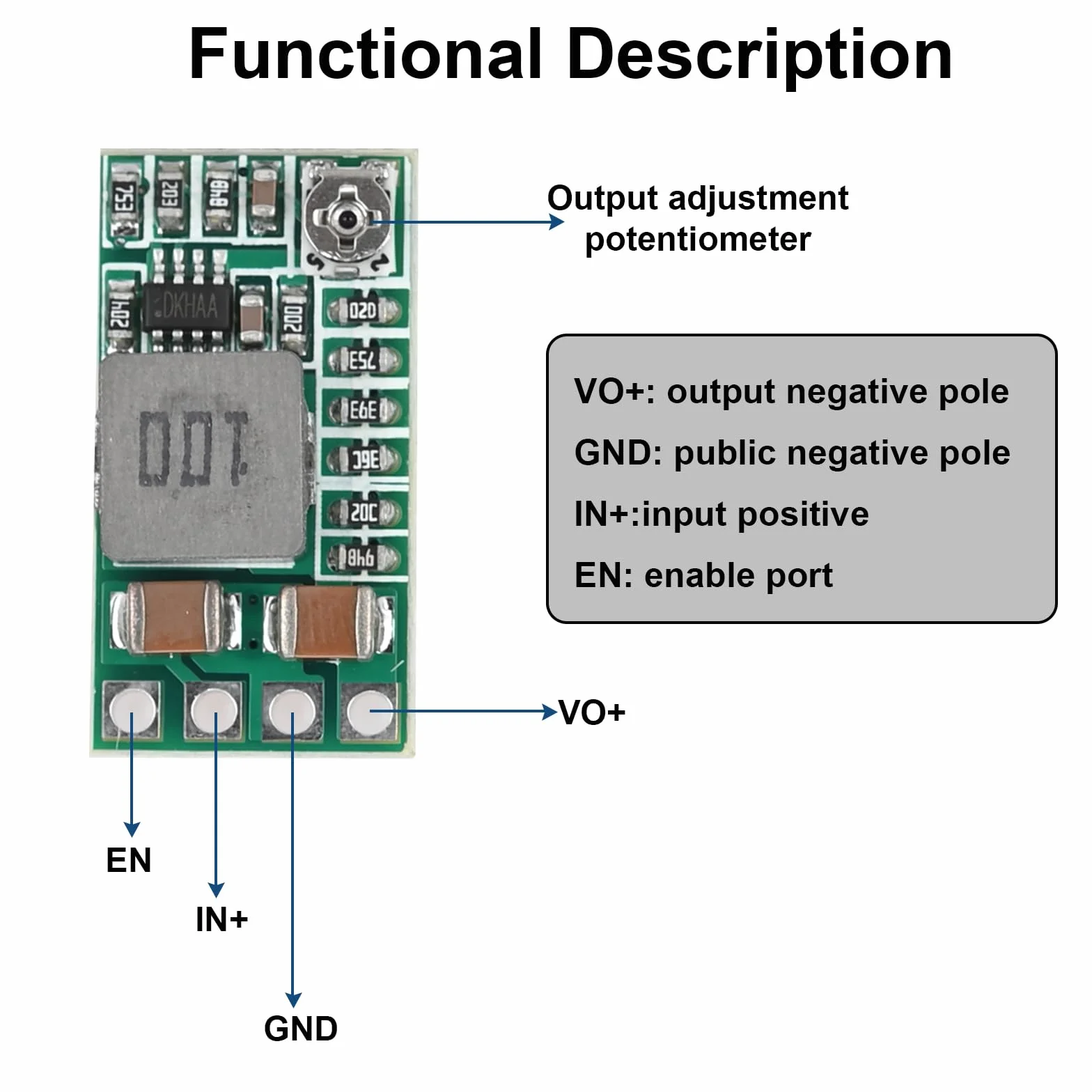 10 sztuk DC-DC Step Down Buck Converter 4,5-20 V do 0,8-17 V 5 V 3 A, mini Step-Down moduł zasilania, moduł regulatora 5 V, mini przetwornica napięcia w dół