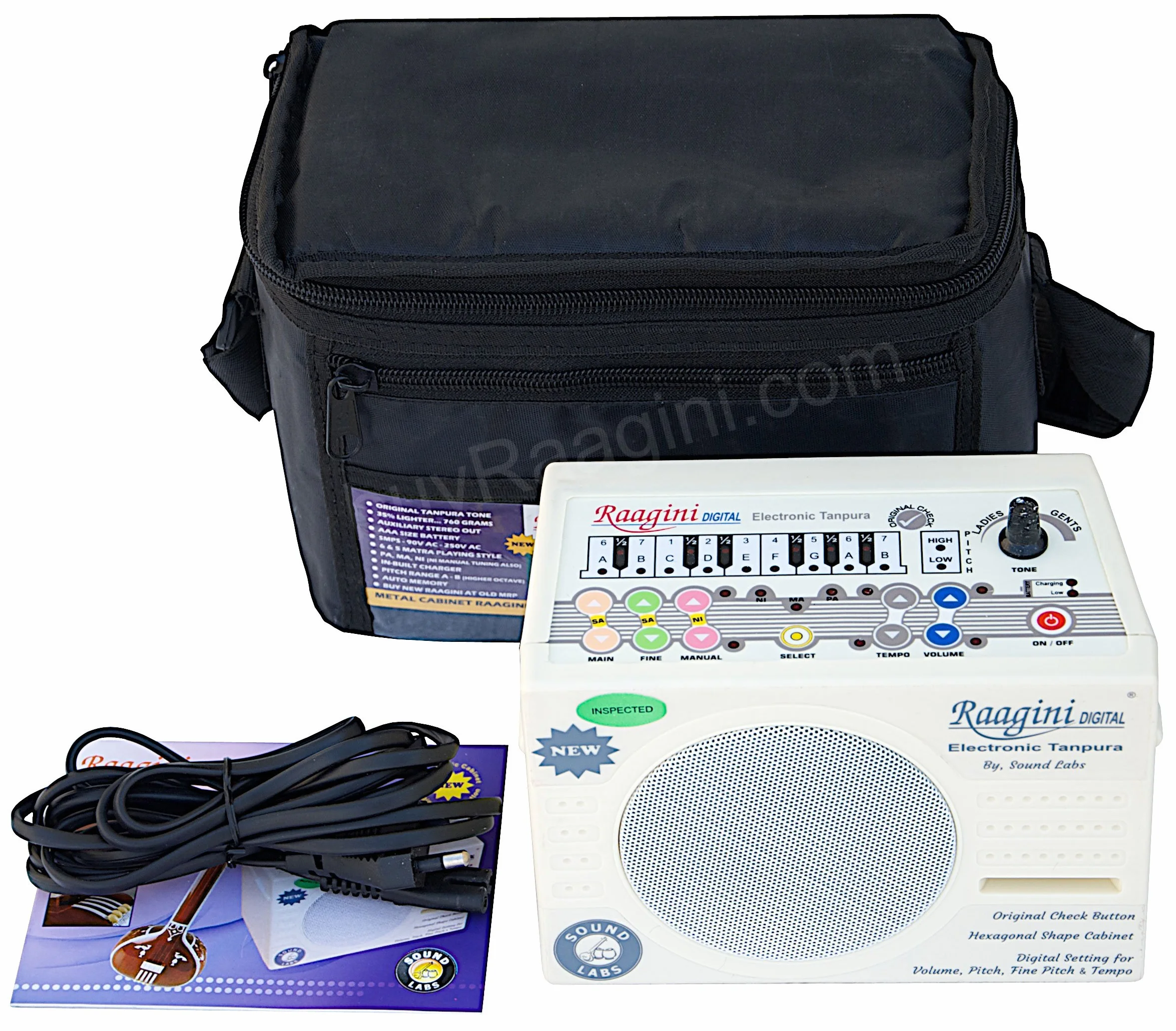 Raagini Cyfrowa Elektroniczna Tanpura Sound Labs Tambura (PDI-DG)