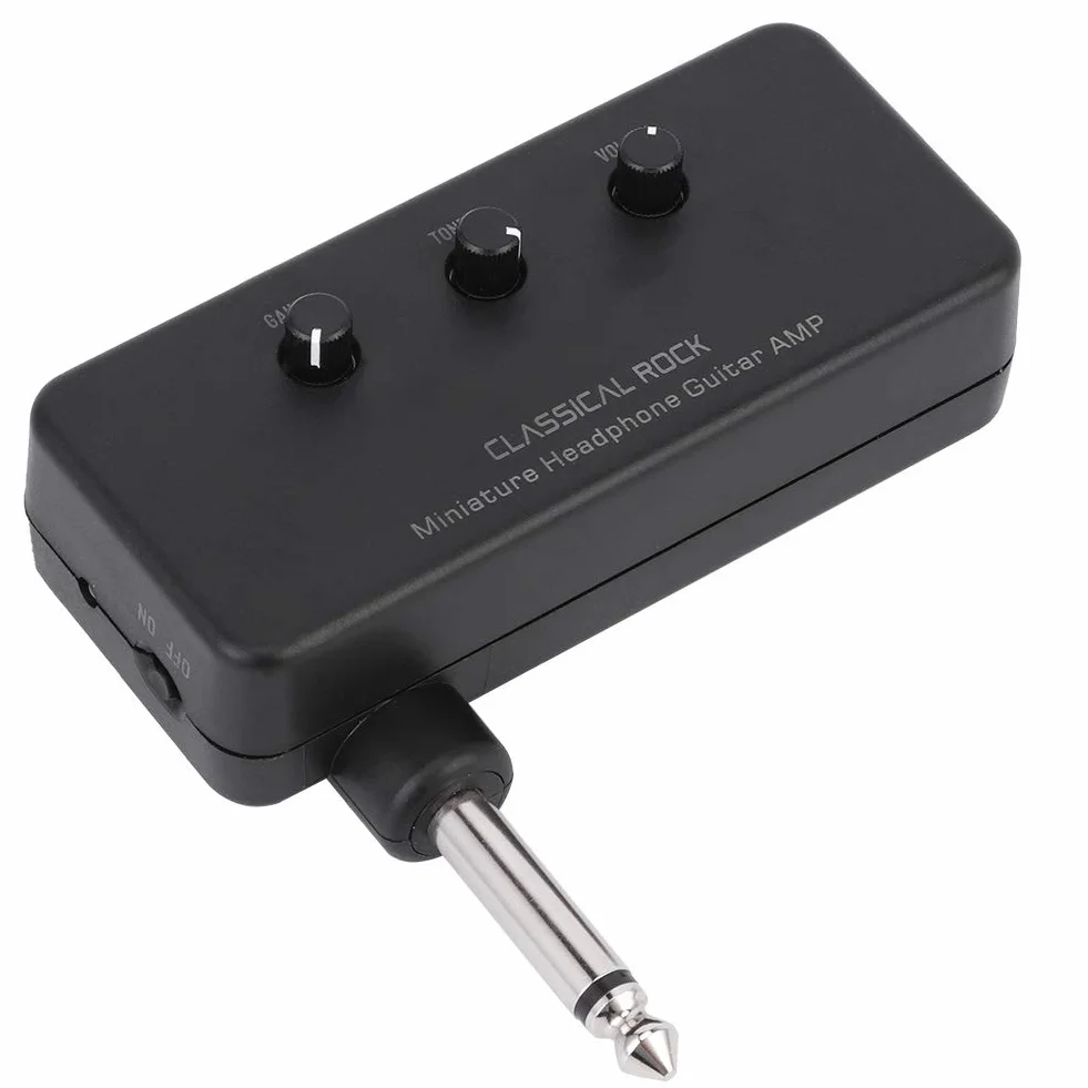ABS + metalowy wzmacniacz kasku gitarowego, praktyczny mini wzmacniacz gitarowy/basowy
