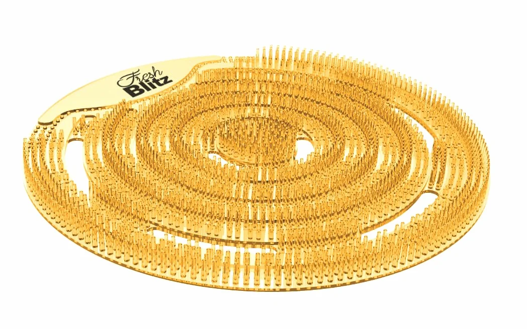 Sitko do pisuaru o zapachu DISC 2.0, wkładka do pisuaru, 10 sztuk, sitko do pisuaru, efekt świeżości 30 dni, ochrona przed zapachami do toalet, ochrona przed pryskaniem - cytrusy