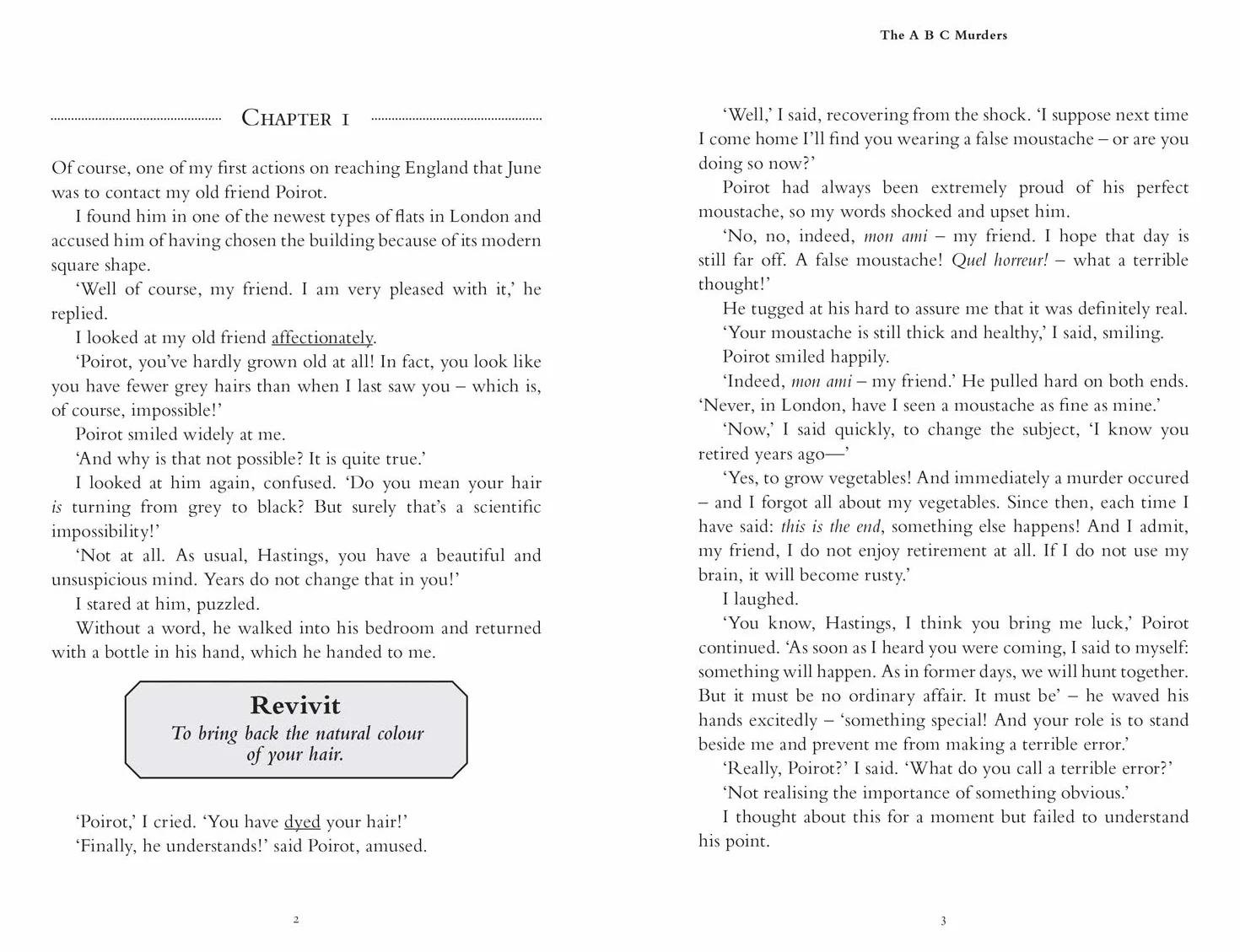 The ABC murders: Level 4 – upper- intermediate (B2)