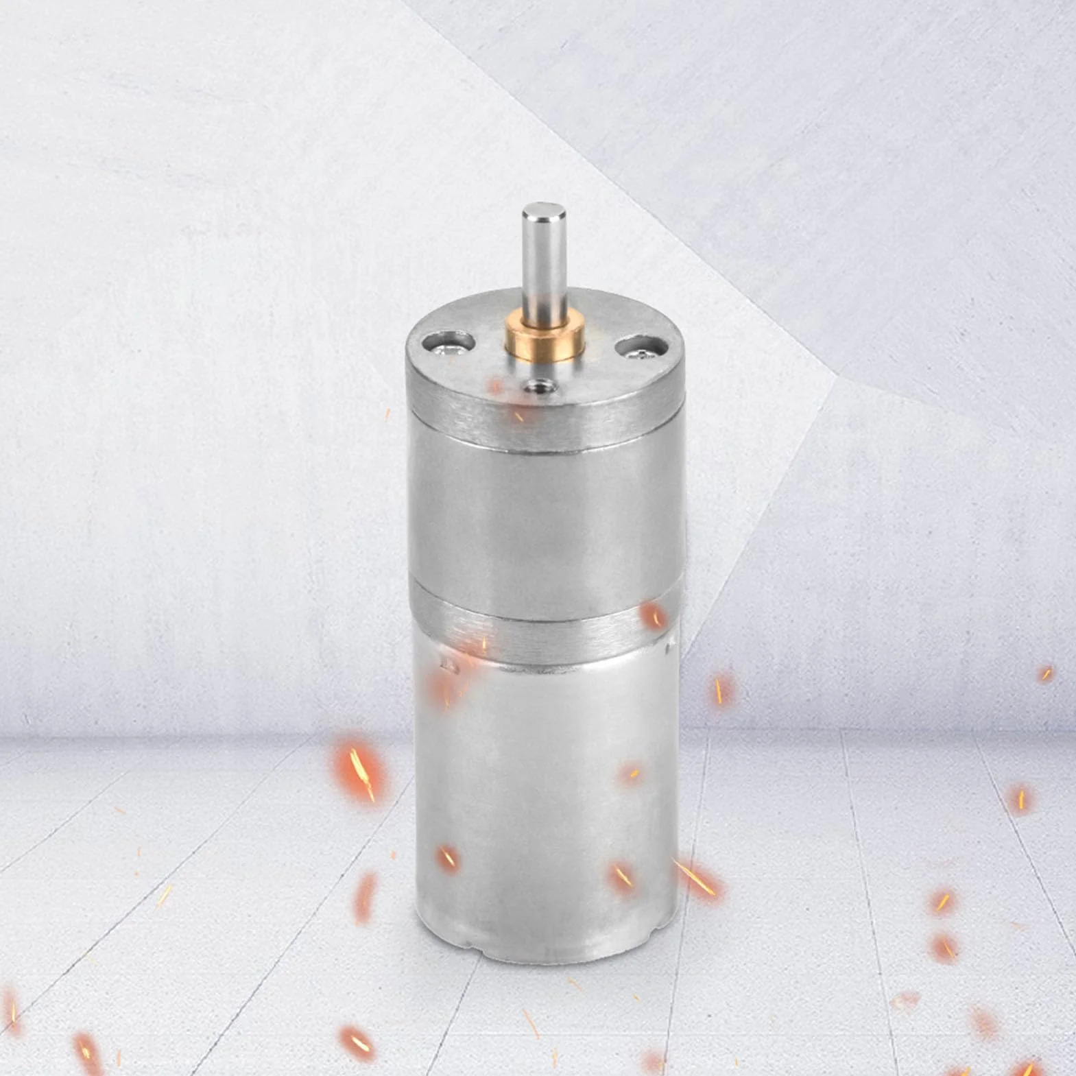 Silnik elektryczny niskoobrotowy z przekładnią 25mm DC 12V 30 obr/min metalowy do elektronicznych zamków i zabawek samochodowych dziecięcych
