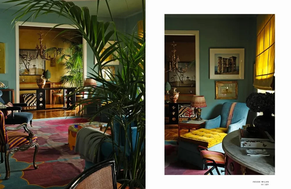 Inside Milan /anglais: Colorfully Creative Italian Interiors