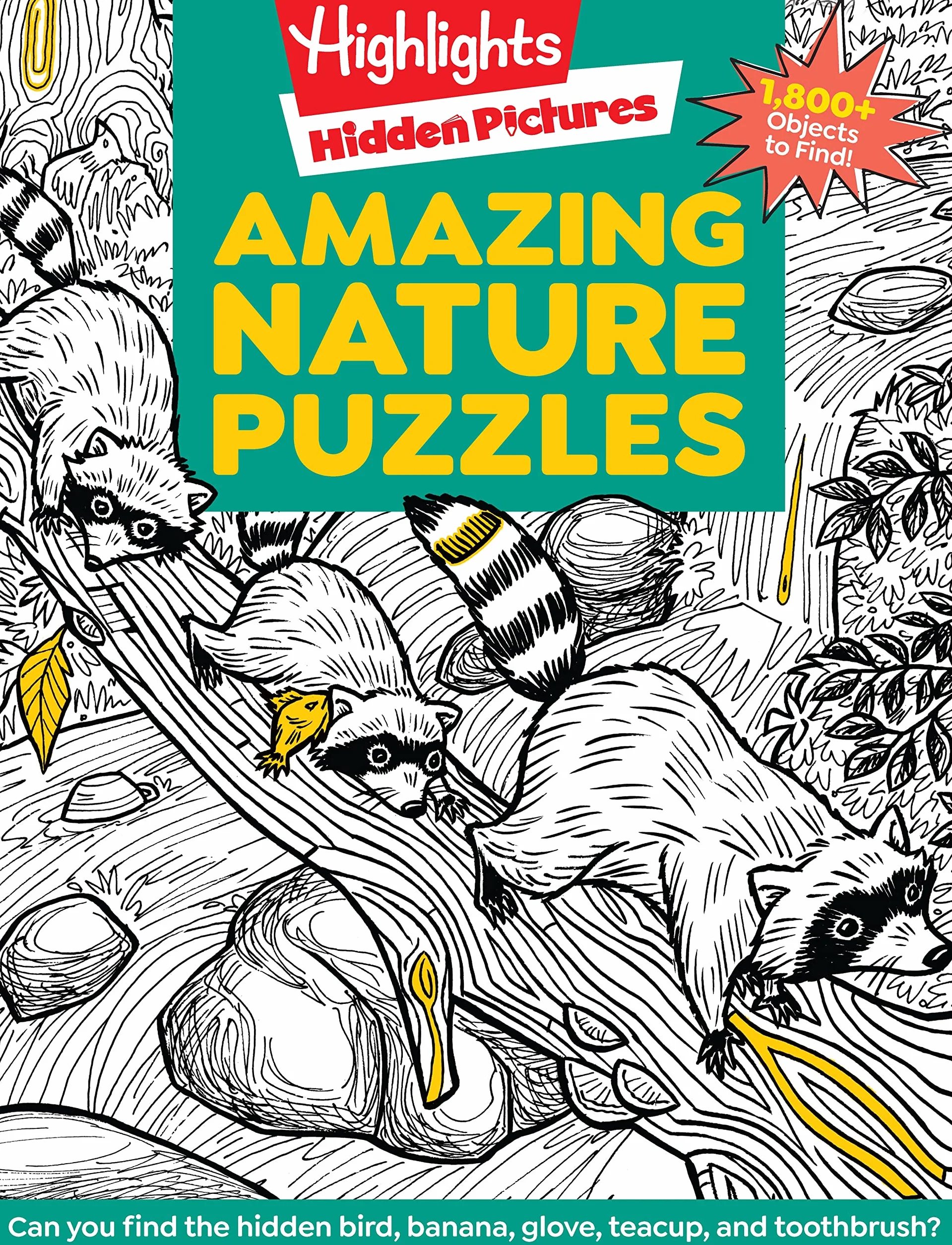 Amazing Nature Puzzles: Explore & Discover with Over 100 Fun Hidden Pictures Nature Puzzles, Celebrate the Wonders of Nature with a Nature Activity Book for Kids