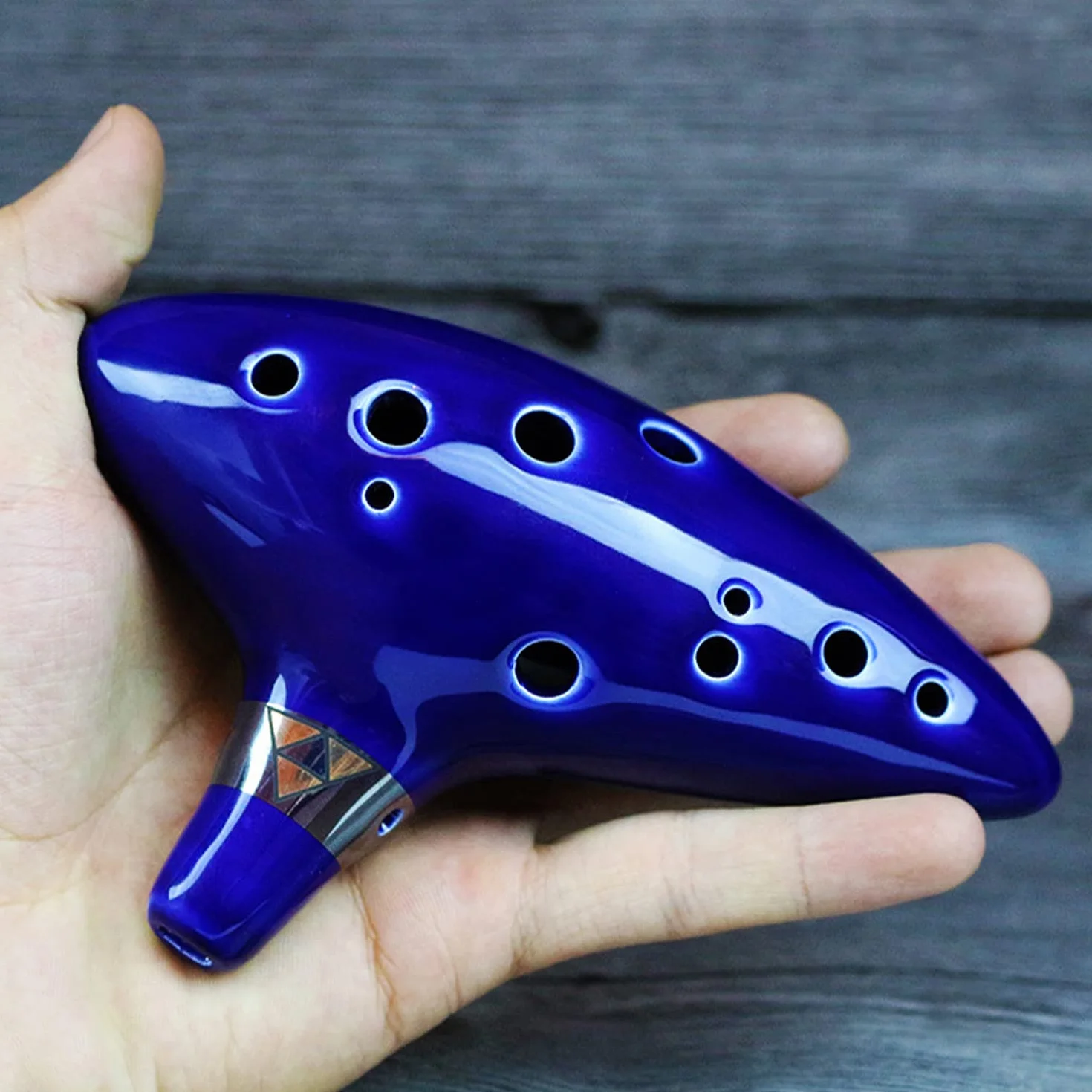 GERUI Zelda Ocarina, 12 utworów, legenda Zelda z czasów, Alto C Triforce Link-Cosplay ceramiczna replika