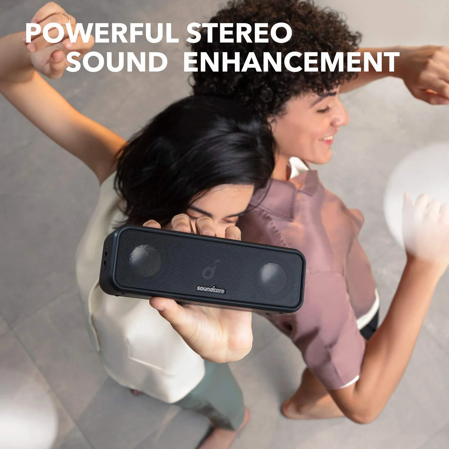 Soundcore 3 od Anker to głośnik Bluetooth ze stereo dźwiękiem(odnowiona), przetwornikami z czystą tytanową membraną, 24-godzinnym czasem odtwarzania, wodoodpornością IPX7 i technologią Bluetooth 5.0