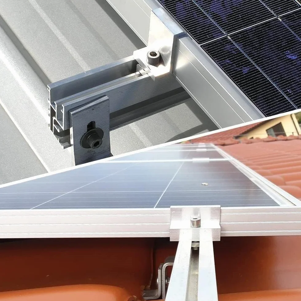 Uchwyt do modułu solarnego 30-55 mm, zacisk końcowy, panel słoneczny, regulowany, zaciski modułowe do samochodów kempingowych, dachów, modułów PV, regulowany zacisk solarny