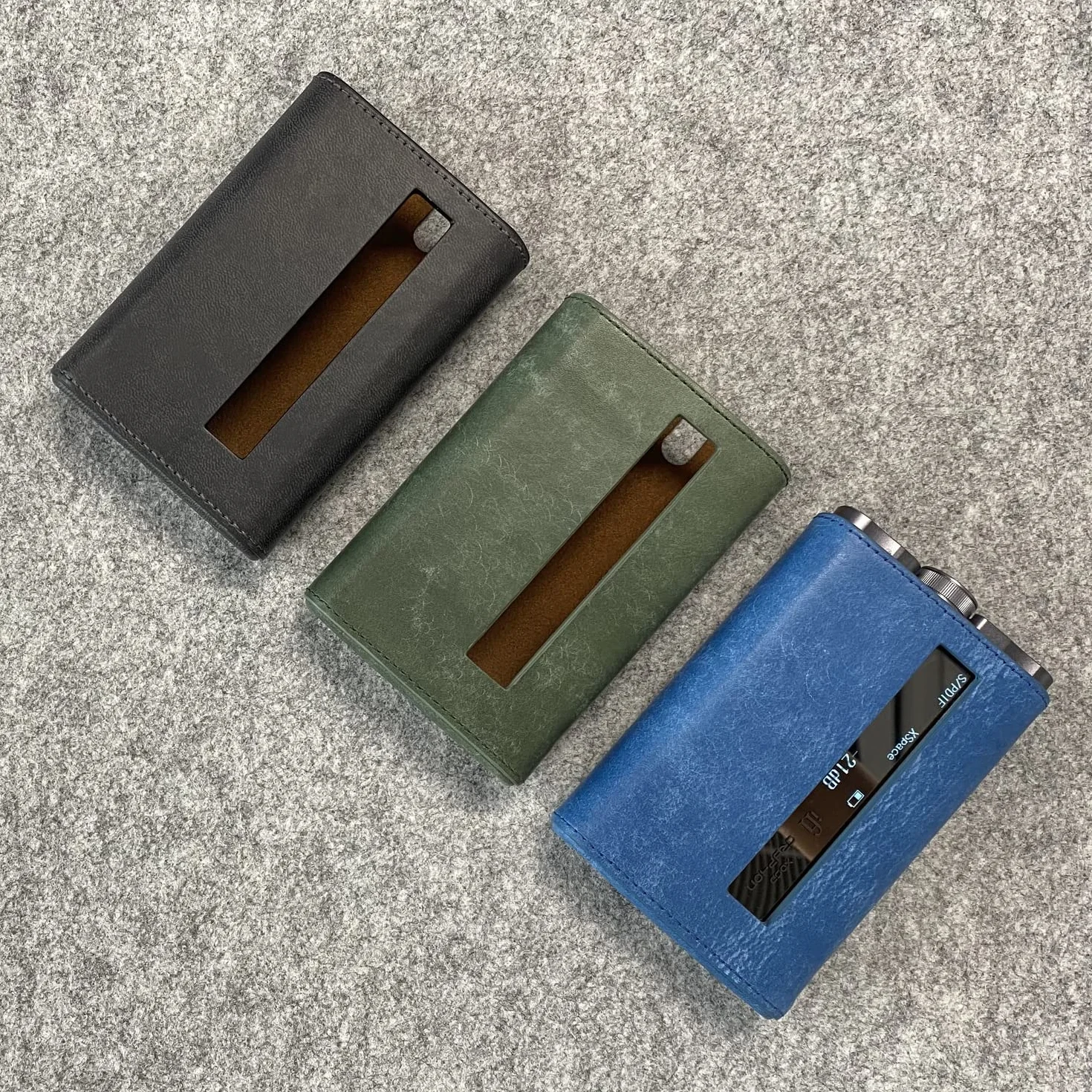 MITER CASE Do iFi Audio xDSD Gryphon DAC, ręcznie robiony pokrowiec ze sztucznej skóry PU MITER do Gryphon (czarny)