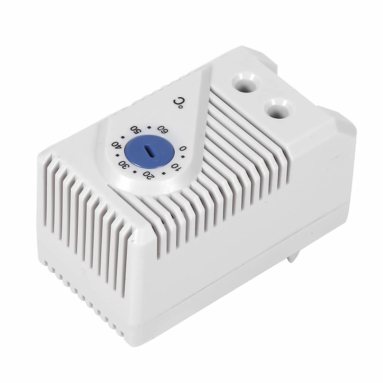 Mechaniczny termostat, regulowany 0-60 ℃ tworzywo sztuczne + regulator temperatury z elektronicznym wentylatorem filtra (KTS011)