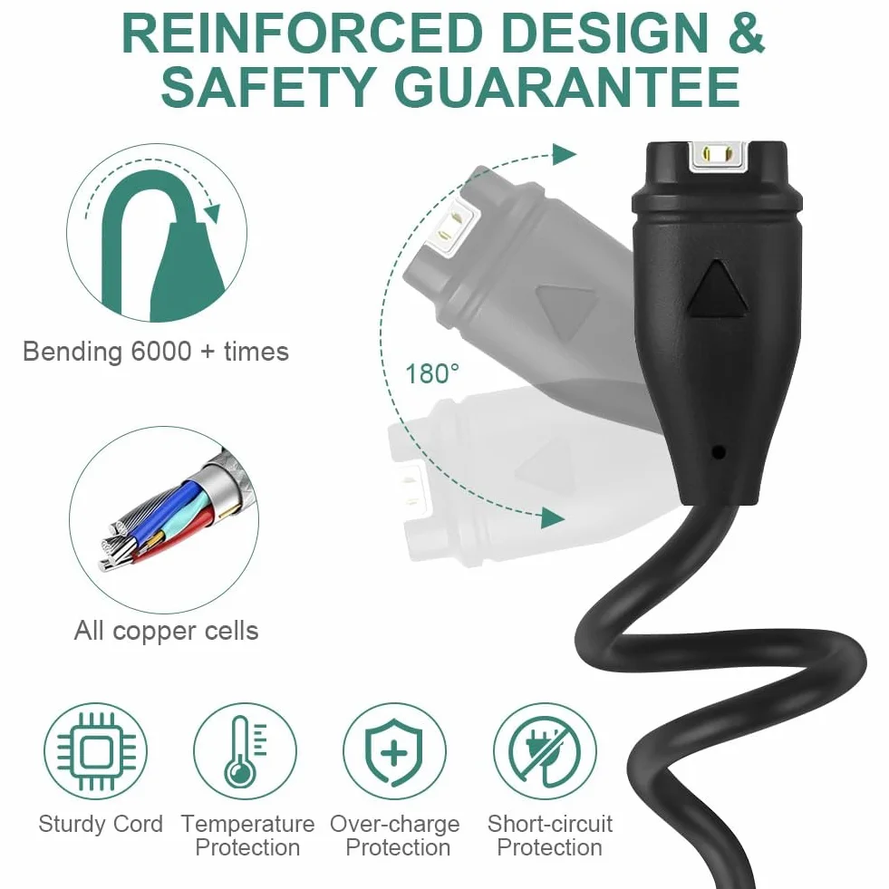AXFEE Ładowarka kompatybilna z bransoletką Garmin, kabel do ładowania USB, zapasowy zegarek, adapter do ładowania, kompatybilna z Garmin Fenix 7 7S 7X, 6 6S 6X, Fenix 5 5S 5X