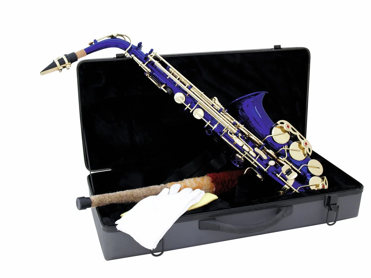 Dimavery 26502370 SP-30 Eb saksofon starty niebieski