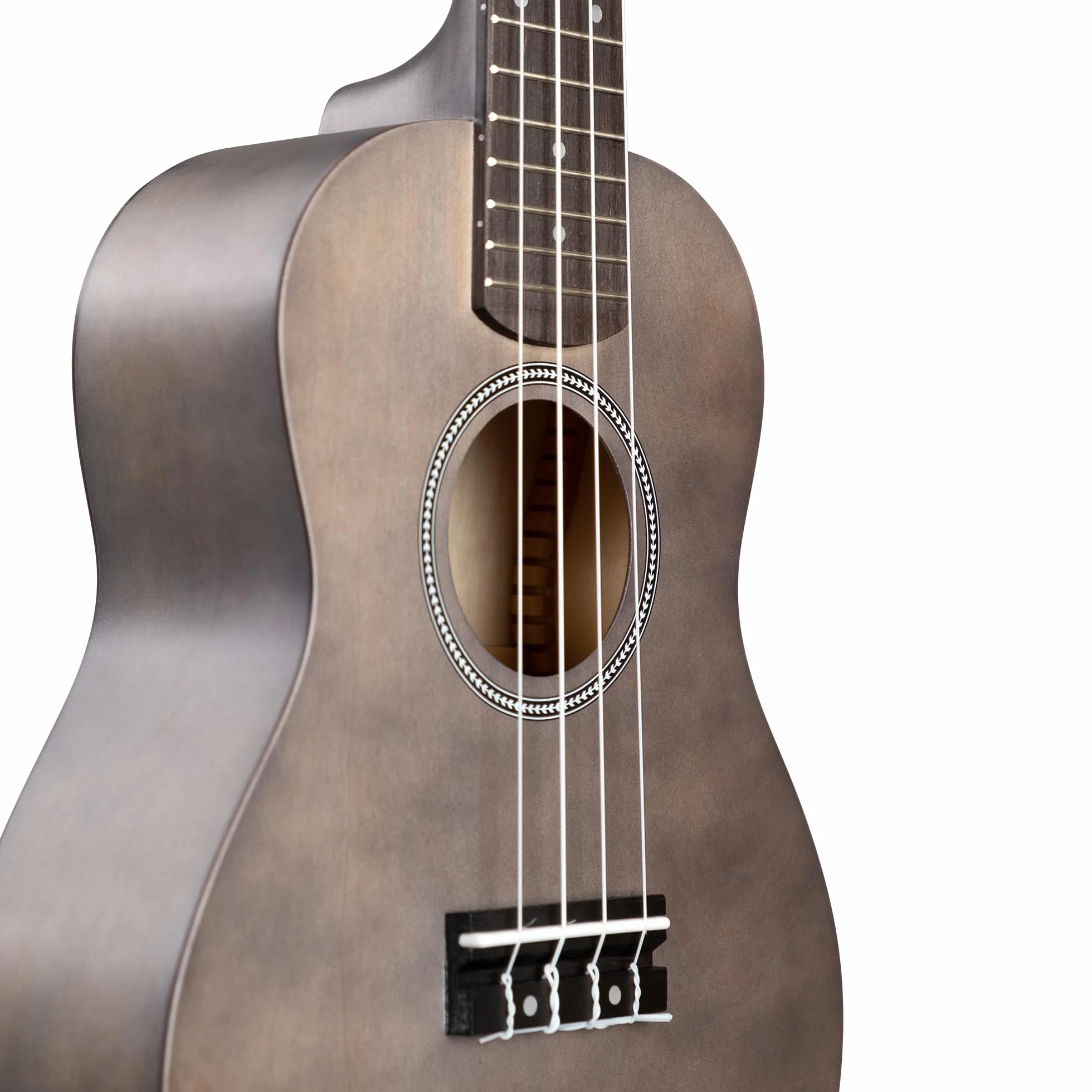 Concert Ukulele Linden Black Set (wraz z torbą, 3 ami, książką, tunerem)