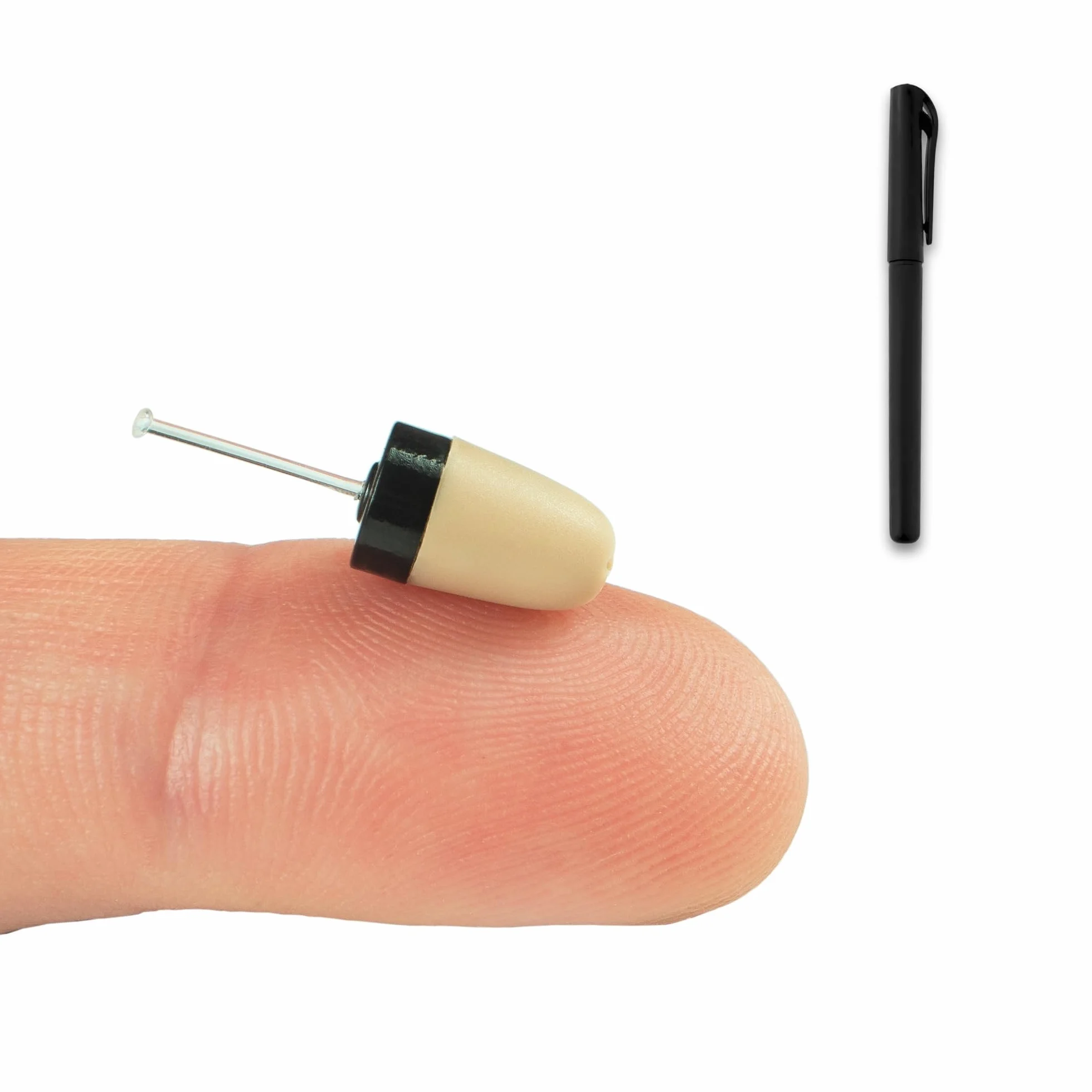 PingaOculto Słuchawka Szpiegowska Bluetooth na Egzamin Ukryte Mini Bezprzewodowa Niewidoczna z Mikrofonem dla Telefonu - Spy Mikrosłuchawki (Słuchawka Szpiegowska Vip Pro SuperMini Długopis Bluetooth)