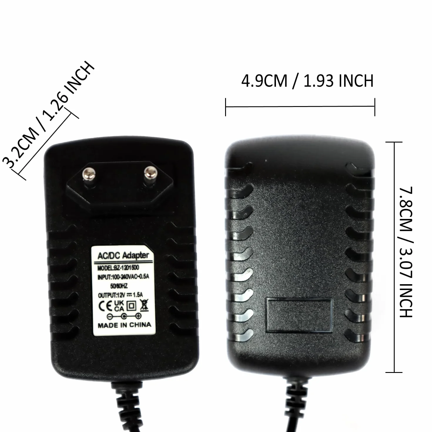 12 V adapter ładowarka zasilacz kabel do ładowania kompatybilny z Yamaha Piano Keyboard PSR-E383, PSR-F52, PSR-E473, PSR-78, P-145, P-225, NP-15, NP-35, PA-130, PA-150b, P125, EZ-220