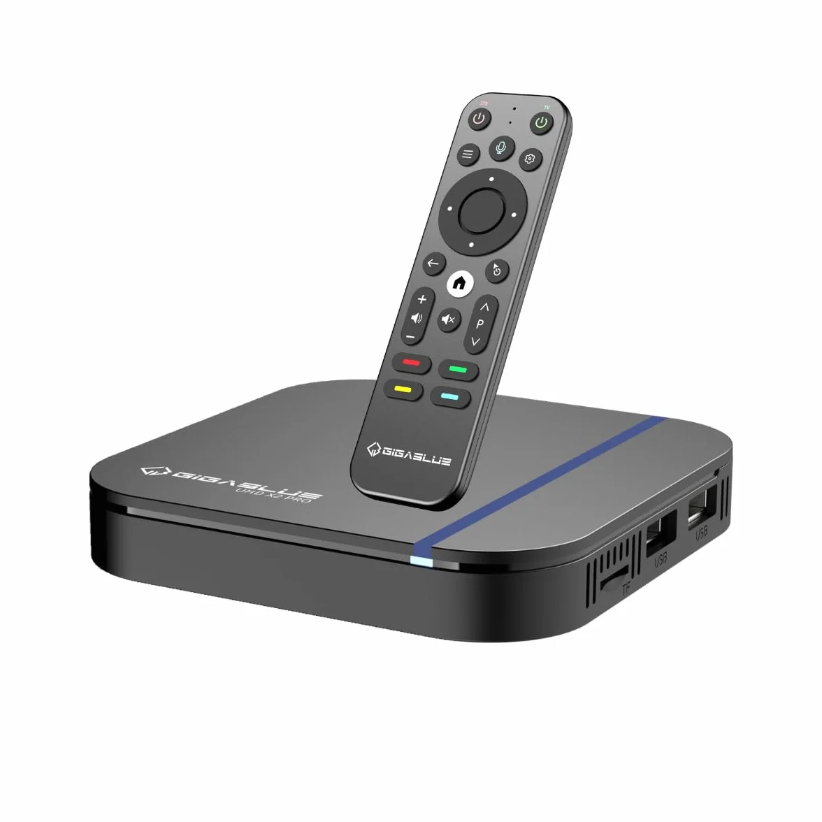 GigaBlue UHD X2 PRO 4K Streaming Box | Android 12 | WiFi 6 | 4 GB RAM 32 GB ROM | Allwinner H618 Quad-Core | HDMI, USB, LAN | IP Stalker TV i OTT Media Player