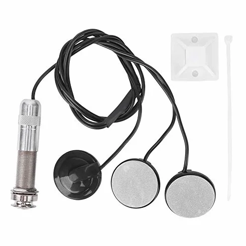 Pickup Przetwornik Piezoelektryczny Samoprzylepny Mono Piezo Pickup z 3 Czujnikami do Gitary Akustycznej Ukulele String Instruments Universal