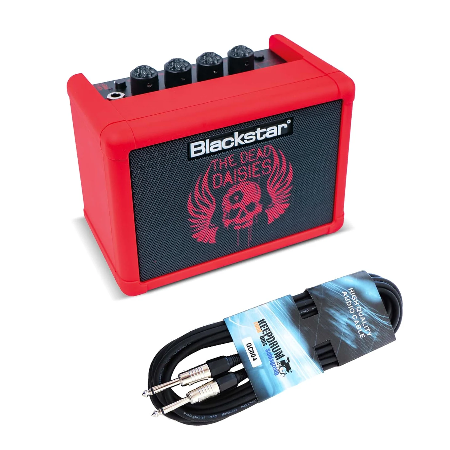 Blackstar FLY 3 Bluetooth Mini wzmacniacz gitarowy Amp Dead Daisies z kablem keepdrum jack