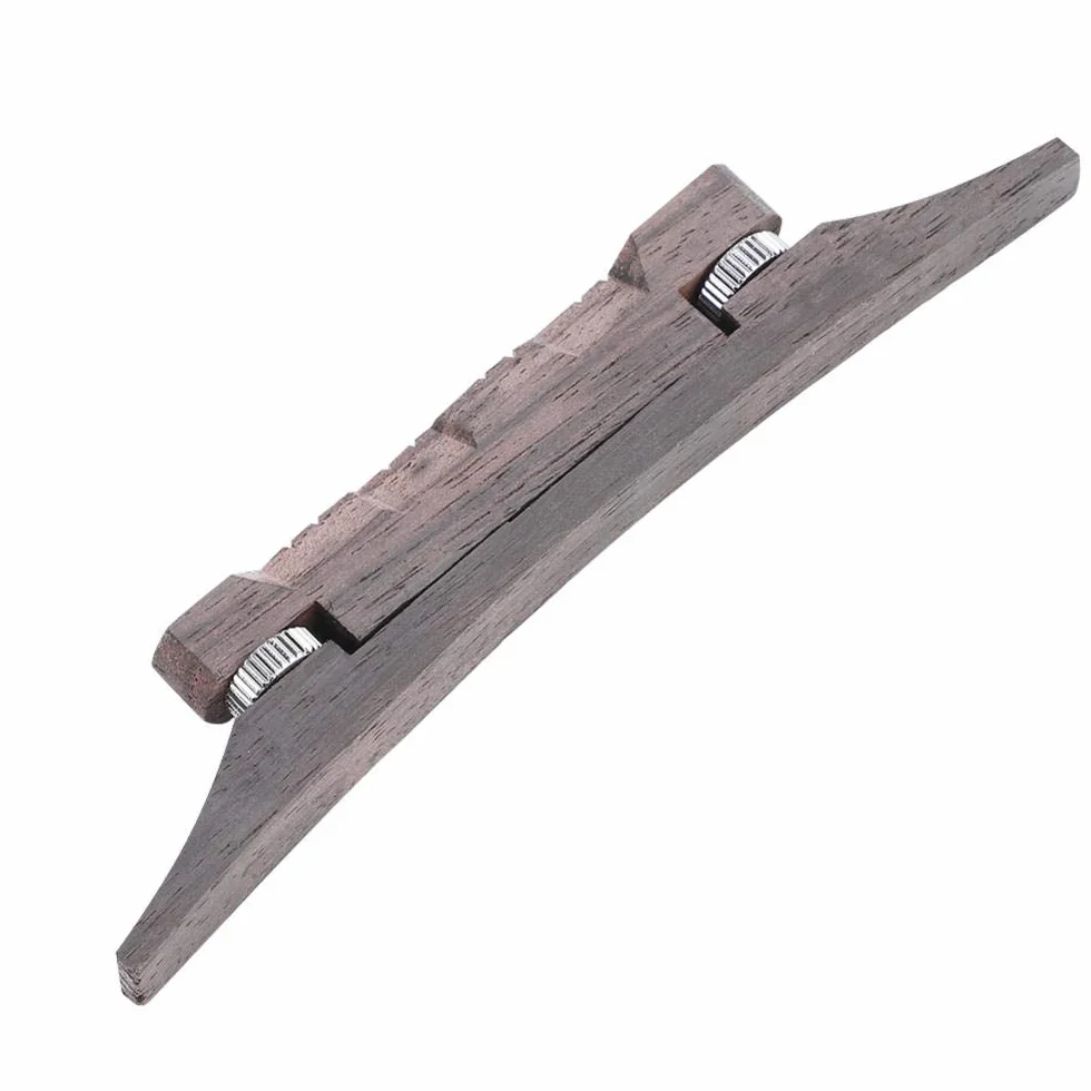 Mandolinowy mostek sznurkowy, palisander regulowana wysokość mostka mandolina instrument DIY części naprawcze