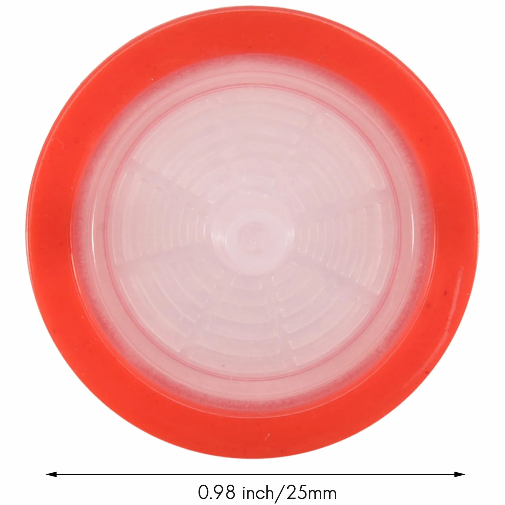 100 sztuk strzykawka z filtrem PTFE, strzykawka laboratoryjna filtr 25 mm średnica membrany, rozmiar porów 0,22μM, HPLC