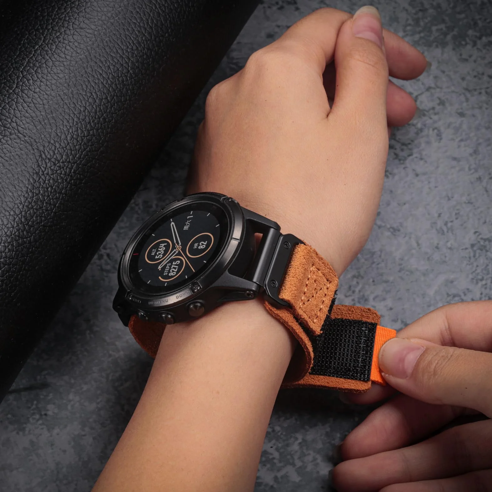 Kompatybilny z paskiem do zegarka Garmin, super wytrzymały nylonowy pasek sportowy typu loop, tkany, do Fenix/ Forerunner/ Vivoactive/ Approach/ MARQ/ quatix/ D2 Series, trwały, dla mężczyzn.