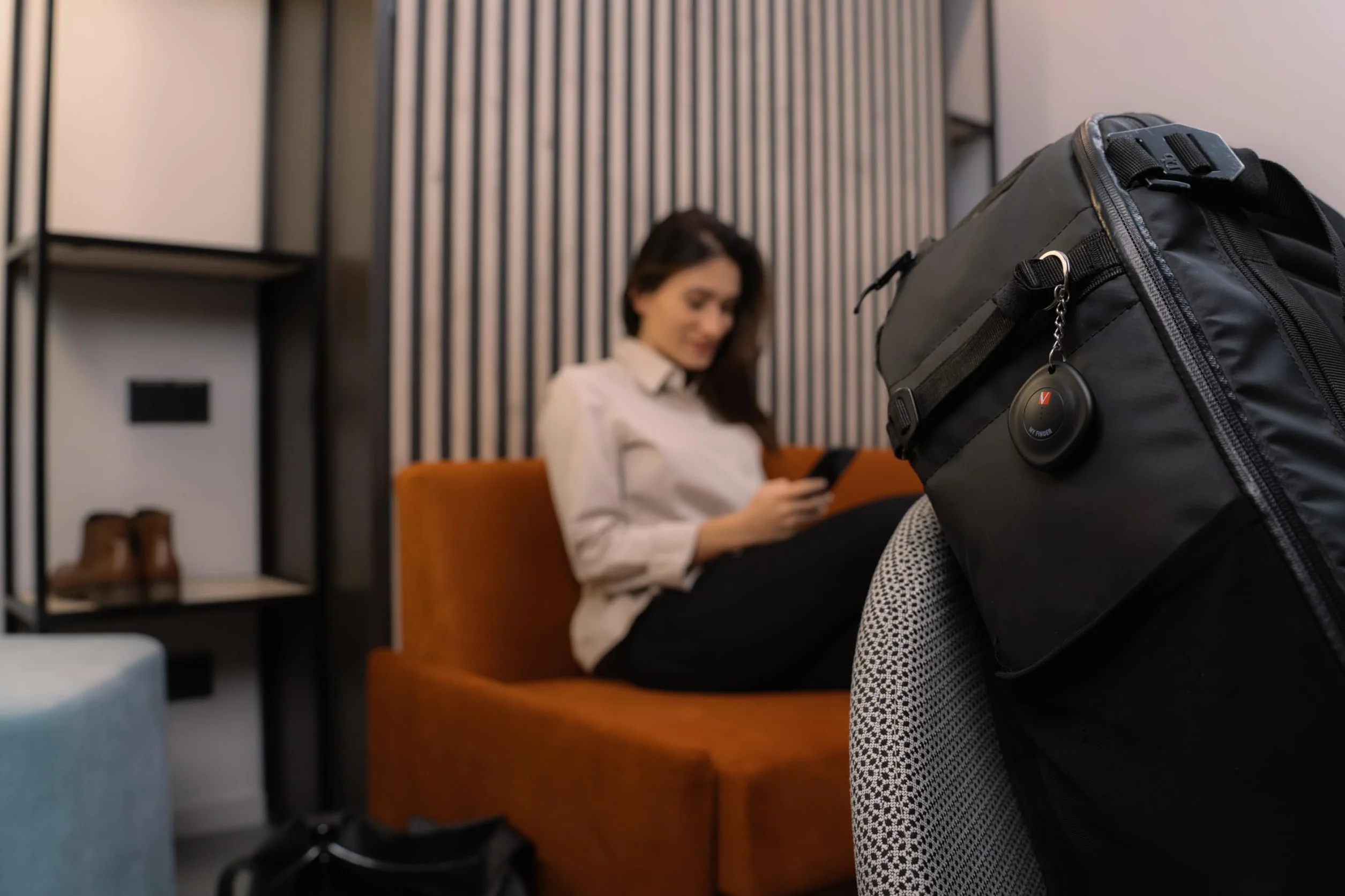 Verbatim My Finder, Bluetooth Tracker do plecaka, walizki, portfela, kluczy i innych przedmiotów, kompatybilny z Apple "Wo jest?", lokalizator kluczy z wymienną baterią