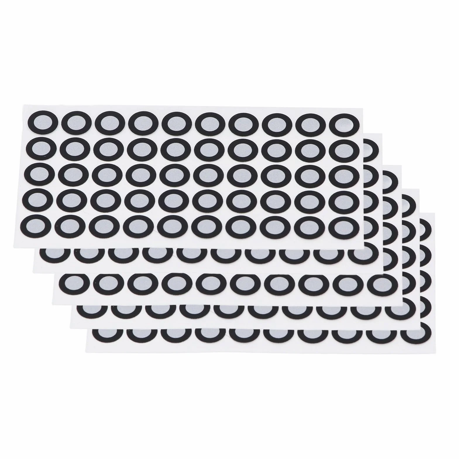 Markery śledzące Skanowanie 3D Kropki, 15 Arkuszy X 50 Sztuk 6,0 Mm Marker Skanujący 3D do Skanera 3D, Naklejki z Odbiciem Rozproszonym, Pozycjonowanie 3D, Naklejka z Znacznikiem