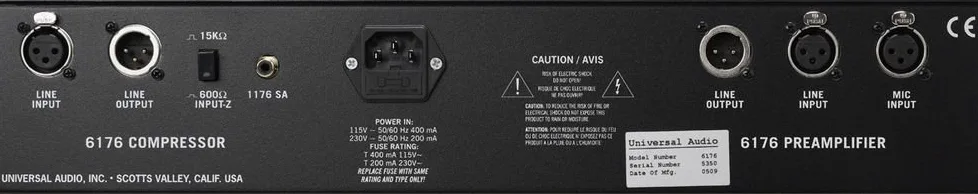 Universal Audio Pasek kanałowy 6176