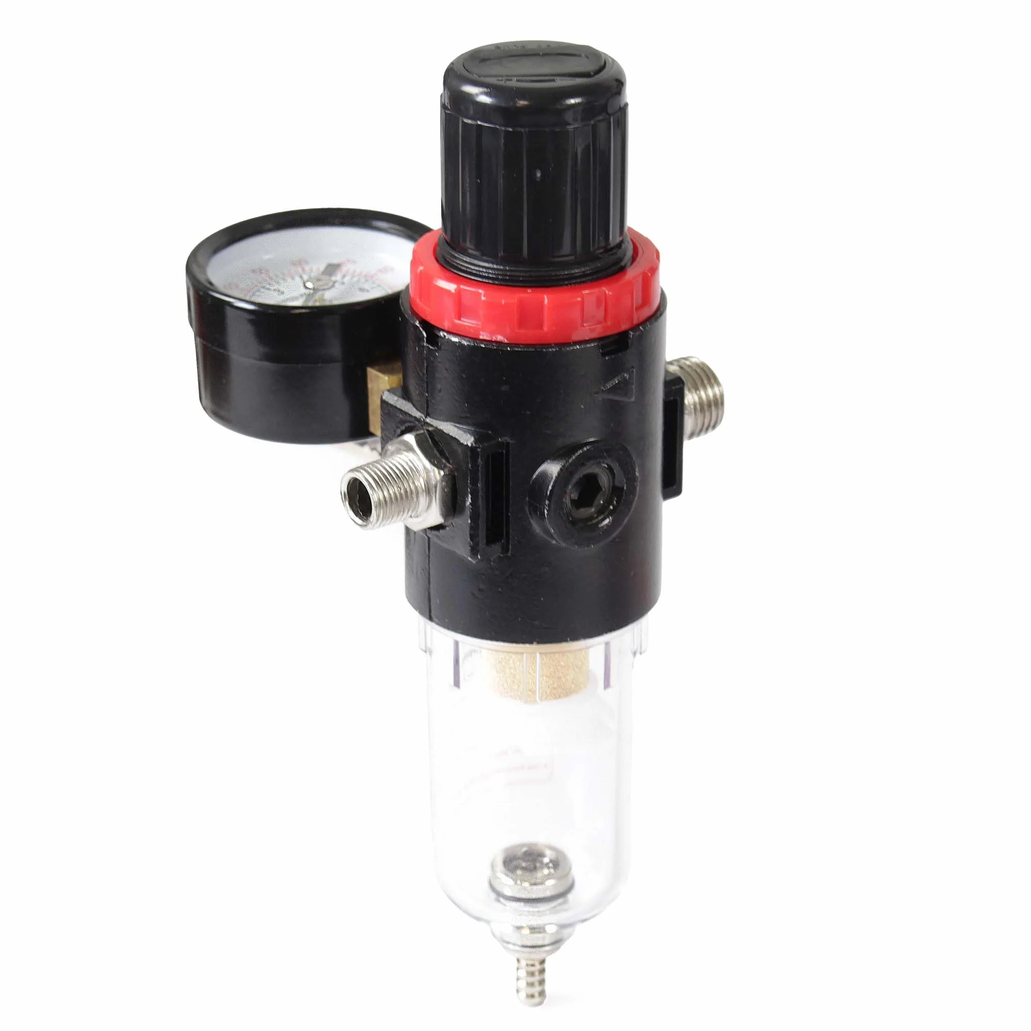 Akcesoria do aerografu – regulator ciśnienia filtr separator wody 7bar 9,51mm 12,91mm kompresora