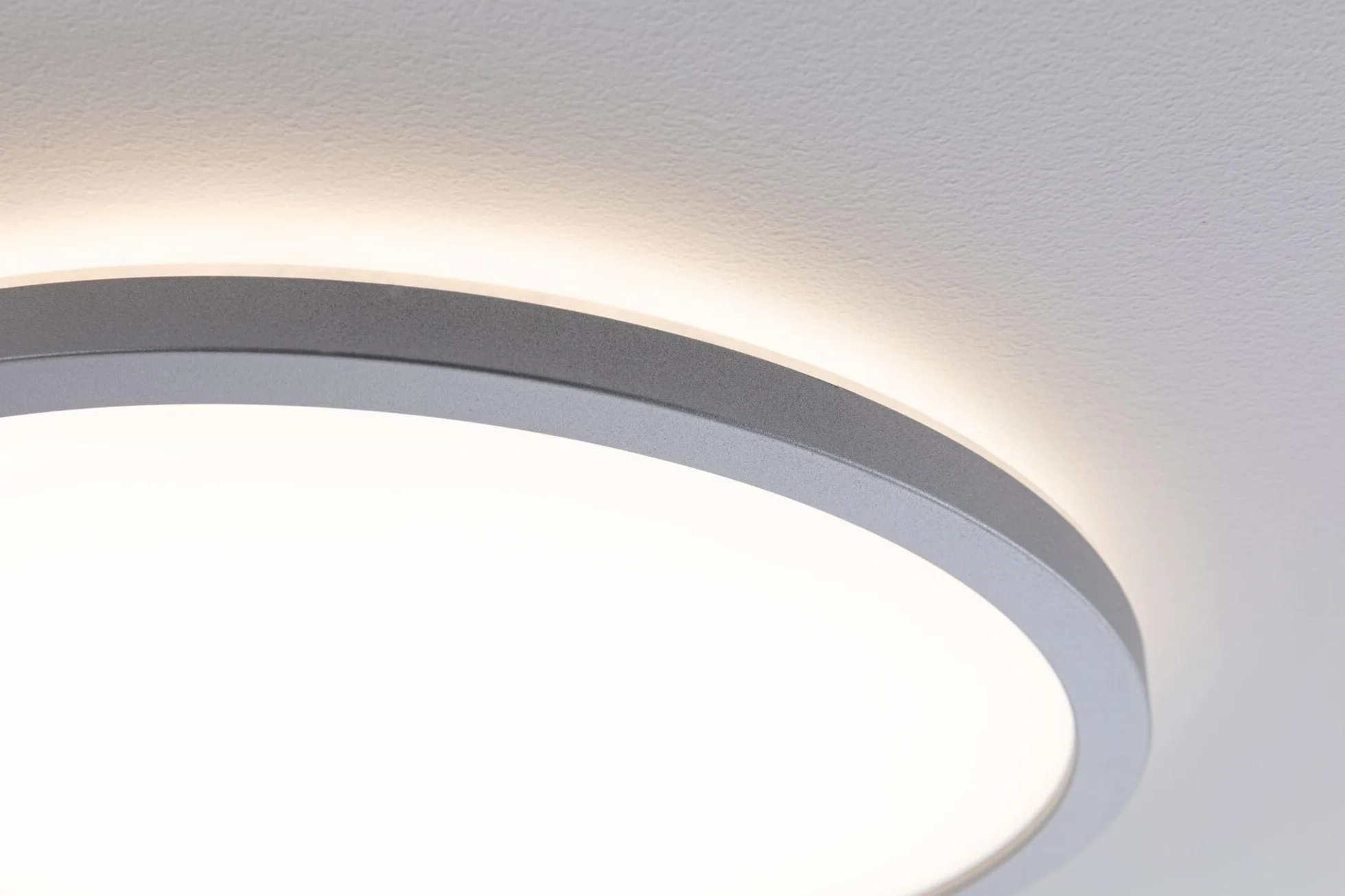 Paulmann 70991 Panel LED Atria Shine 293mm okrągły z 1x16 W ciepły biały chrom matowy panel świetlny plastikowy panel sufitowy 3000 K