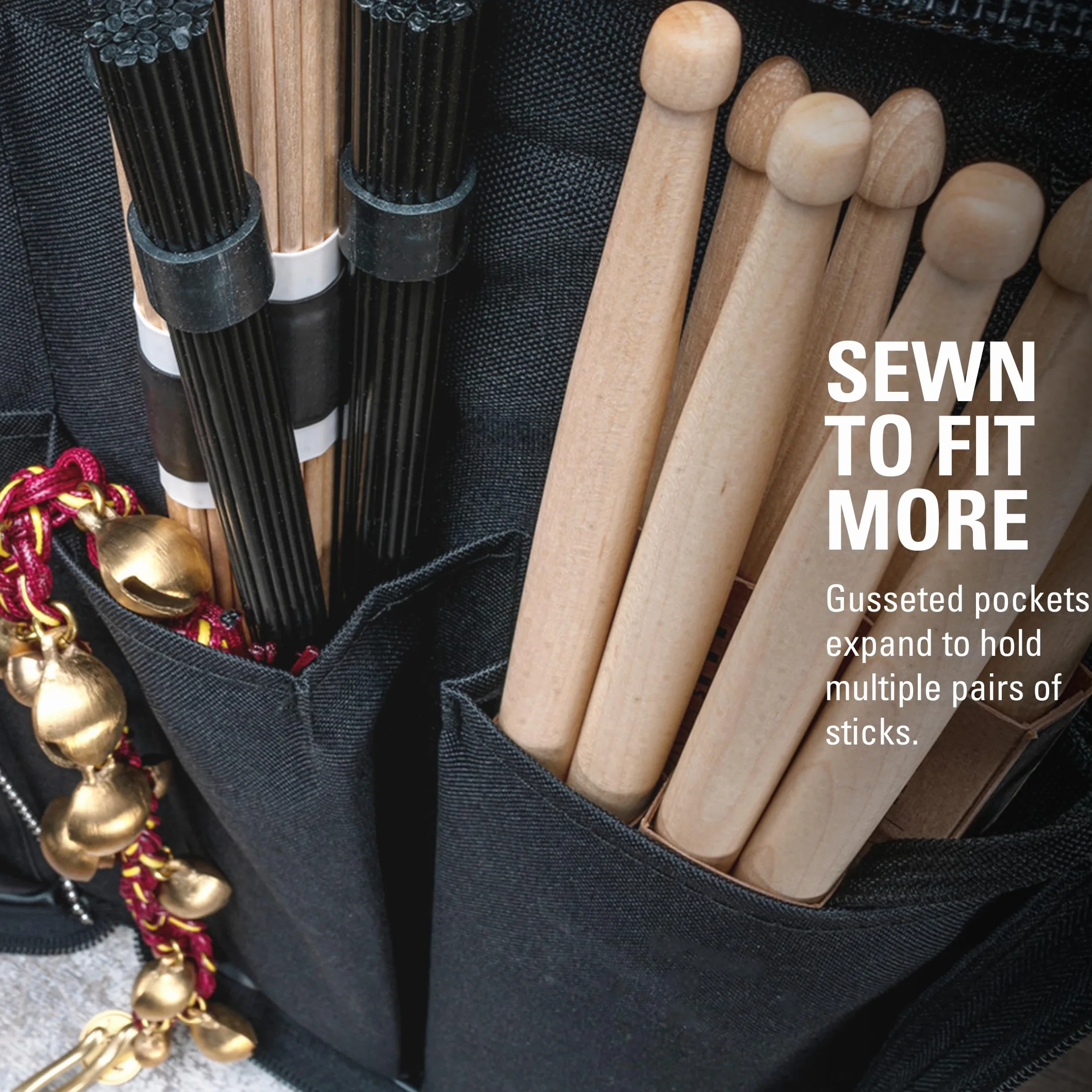 Meinl StickBag Designer MSB-1, Black - Torba na pałeczki perkusyjne