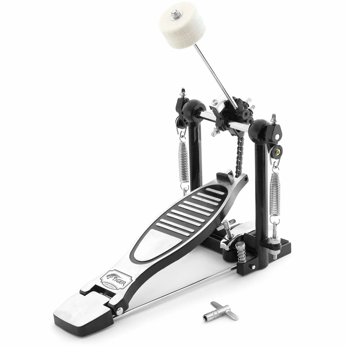 Tiger DHW56-CM pojedynczy pedał bębnowy basowy – pedał pedałowy