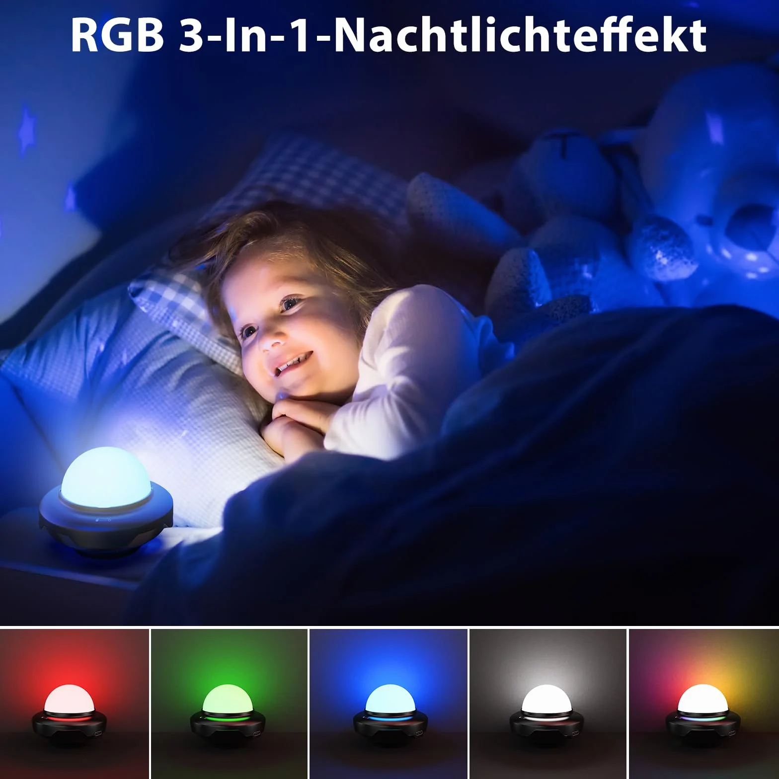 Mini kula dyskotekowa, SEBRUANC światło dyskotekowe na imprezę, 300mAh wbudowany akumulator, USB C, sterowanie muzyką, świetlna kula DJ z nocnym światłem na przyjęcia, urodziny dzieci, święta Bożego
