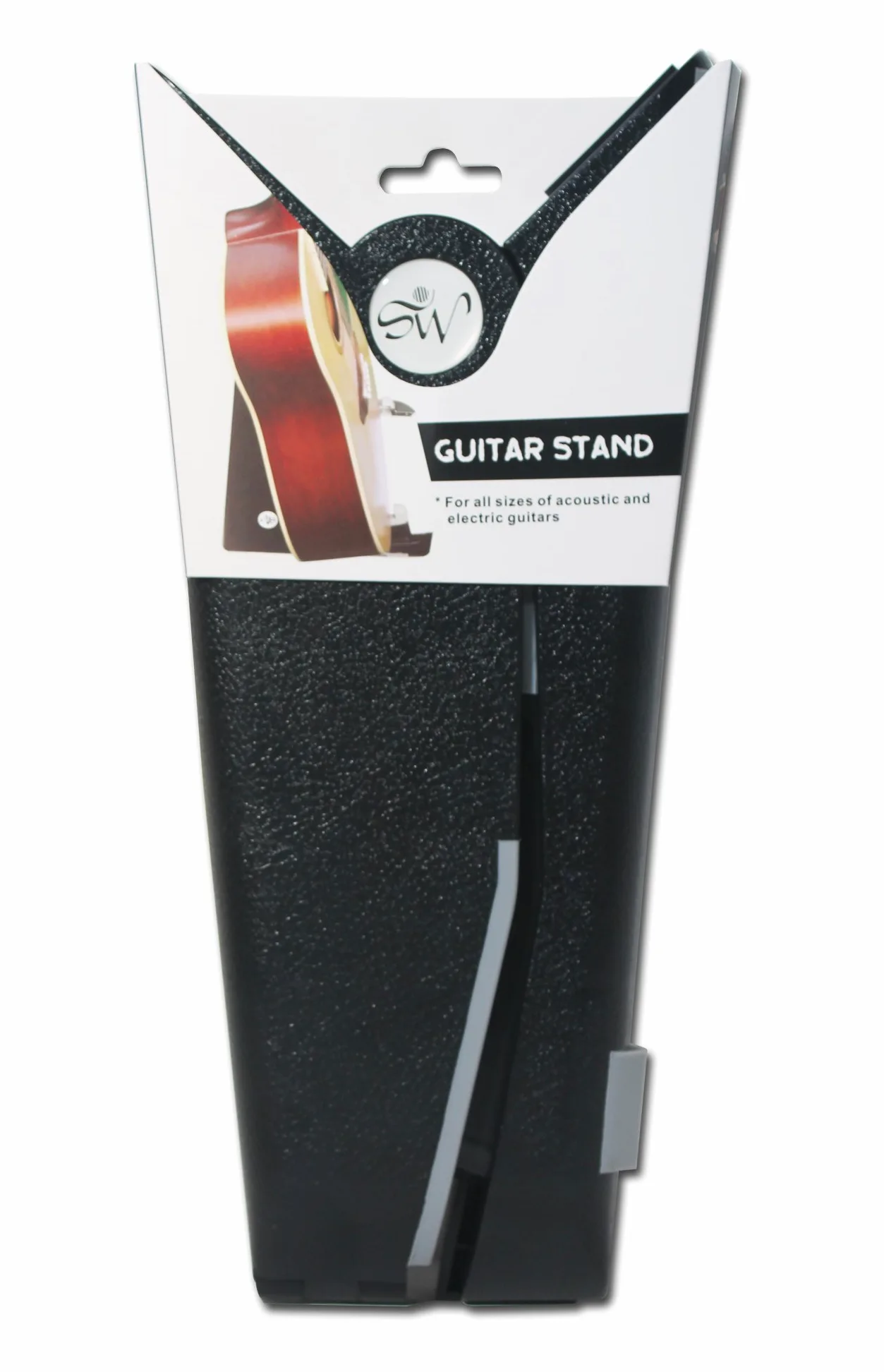Rockjam Stojak na Gitarę, Czarny, 4 x 14 x 29 cm & Martin Smith Gitara Akustyczna, Brązowy/Czarny