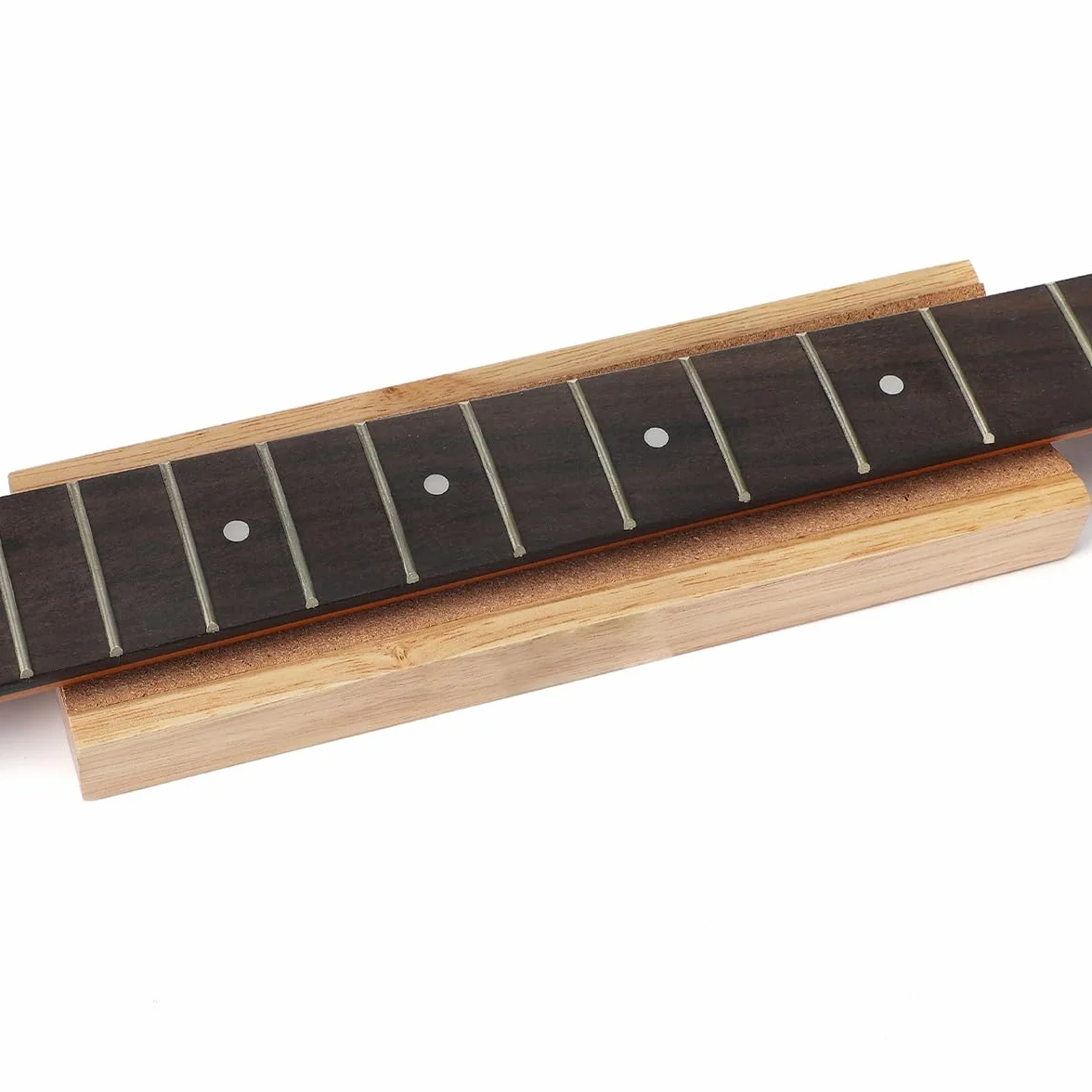 Podkładka pod szyjkę gitary, stojak na szyjkę z drewna, poduszka ekspozycyjna do gitary basowej, ukulele