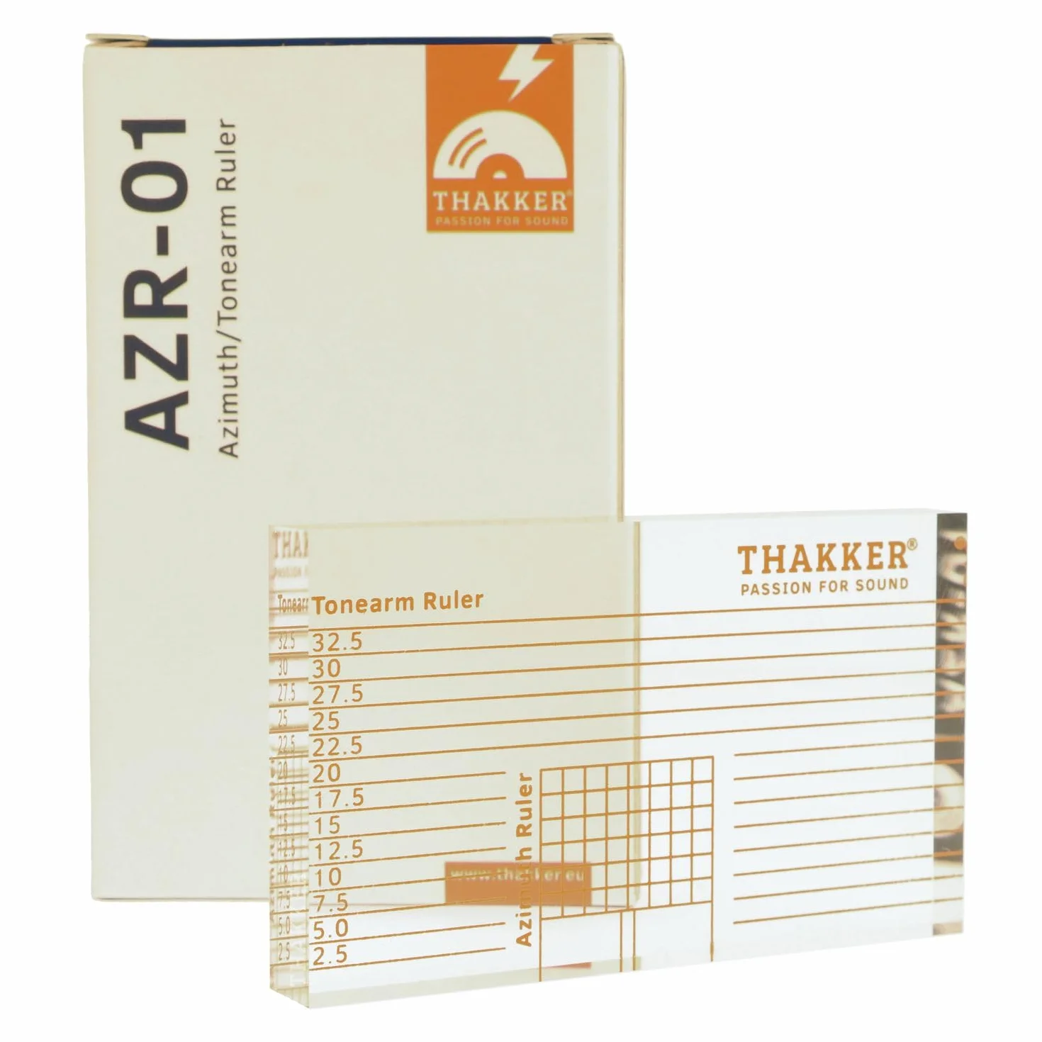 THAKKER AZR-01 – azymut i linijka | zoptymalizowana skala | regulacja gramofonu, odbiornika i ramienia