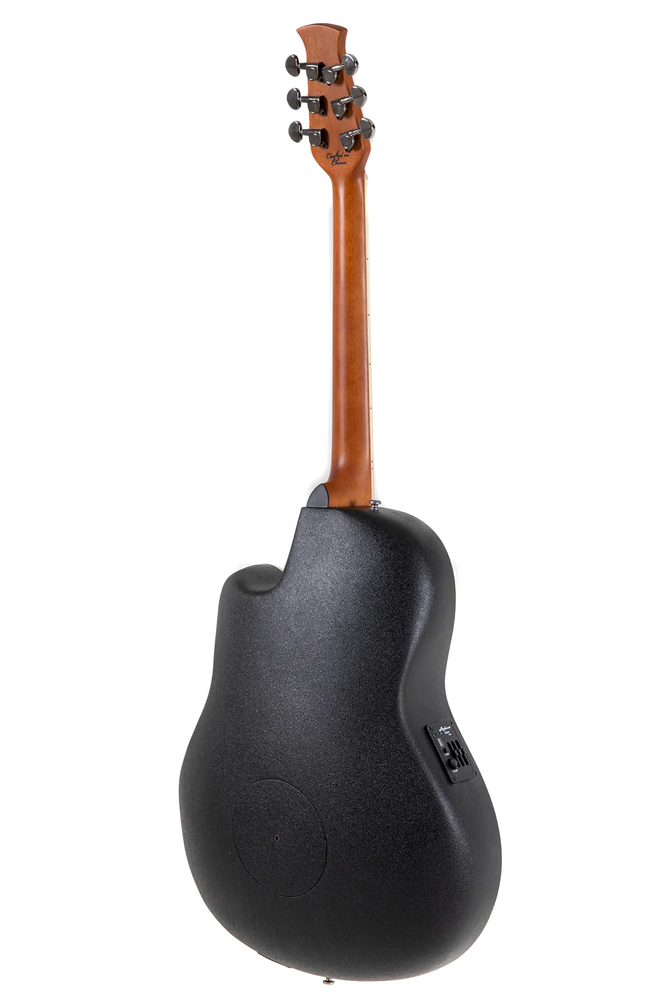 Applause E-gitara akustyczna Elite AE44 Mid Cutaway - Roundback Lyrachord Korpus Mid-Depth - AP3TP Preamp- Top Świerk - Black Satin - AE44-5S