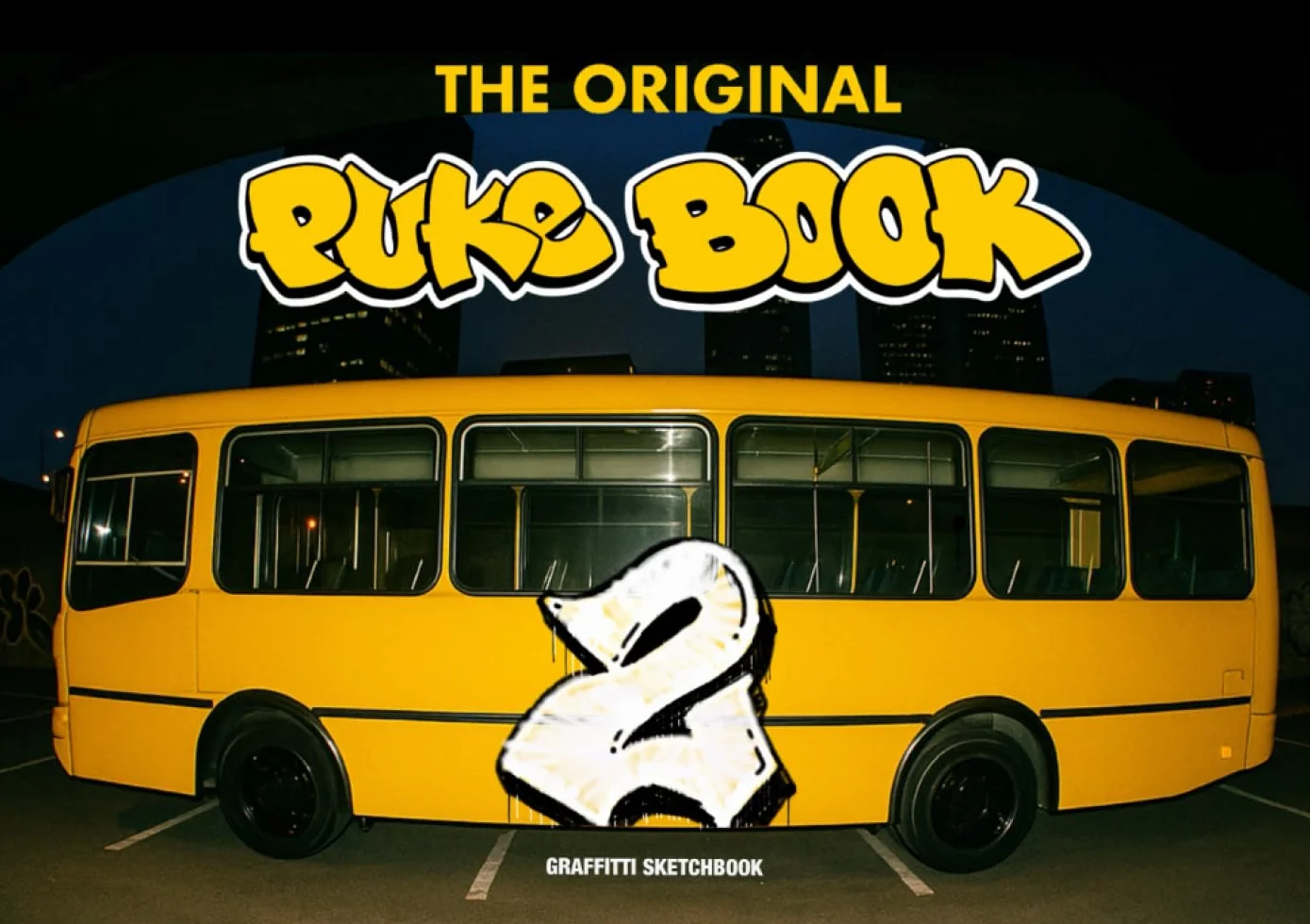 The Original PUKEBOOK 2 - graffiti sketchbook: 8.5 x 6 inches pro blackbook sketchpad is for drawing, sketching and painting with various kinds of ... walls, trains, trucks, cars, subway and more
