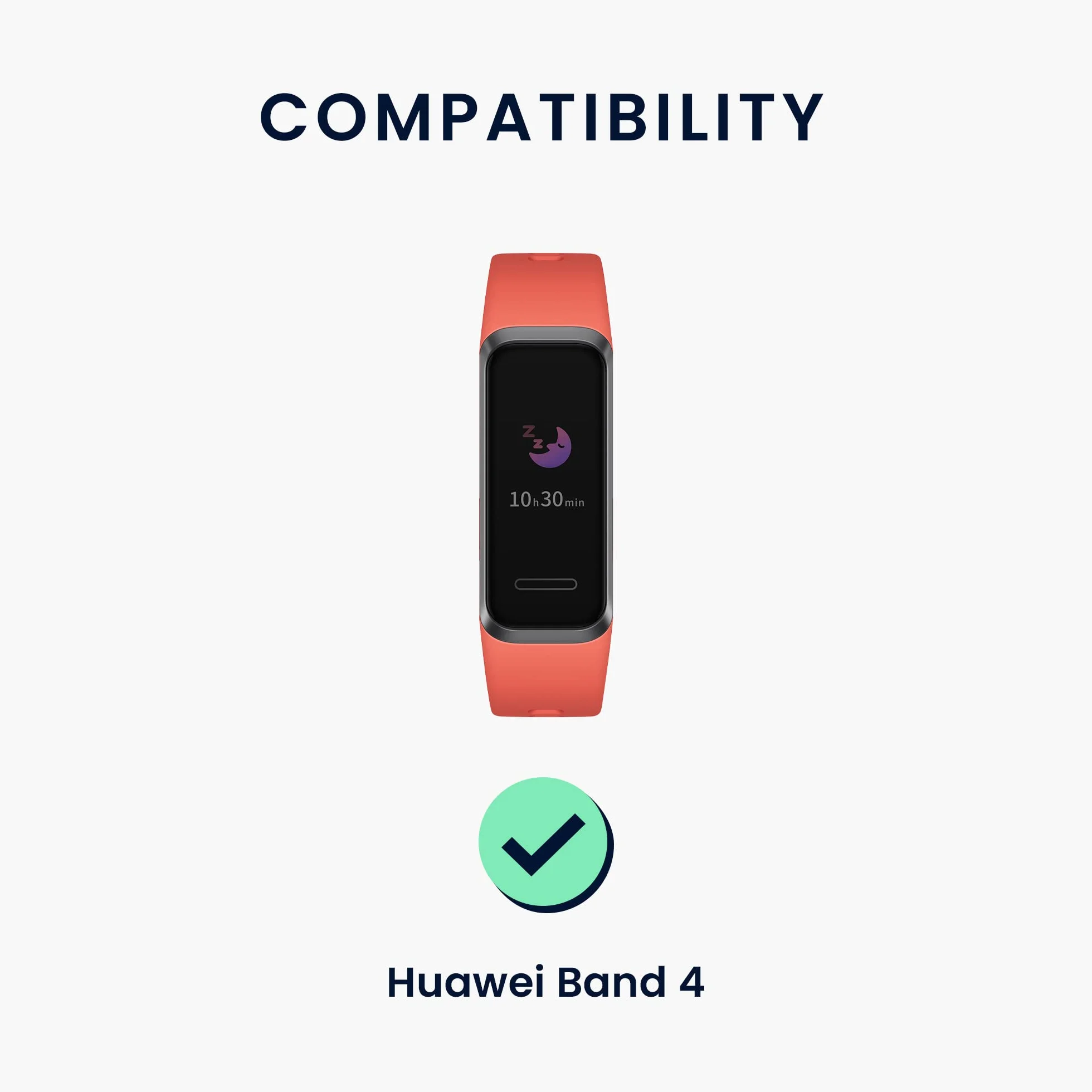 kwmobile Pasek kompatybilny z zegarkiem Huawei Band 4, 2 x zapasowy silikonowy pasek do zegarka