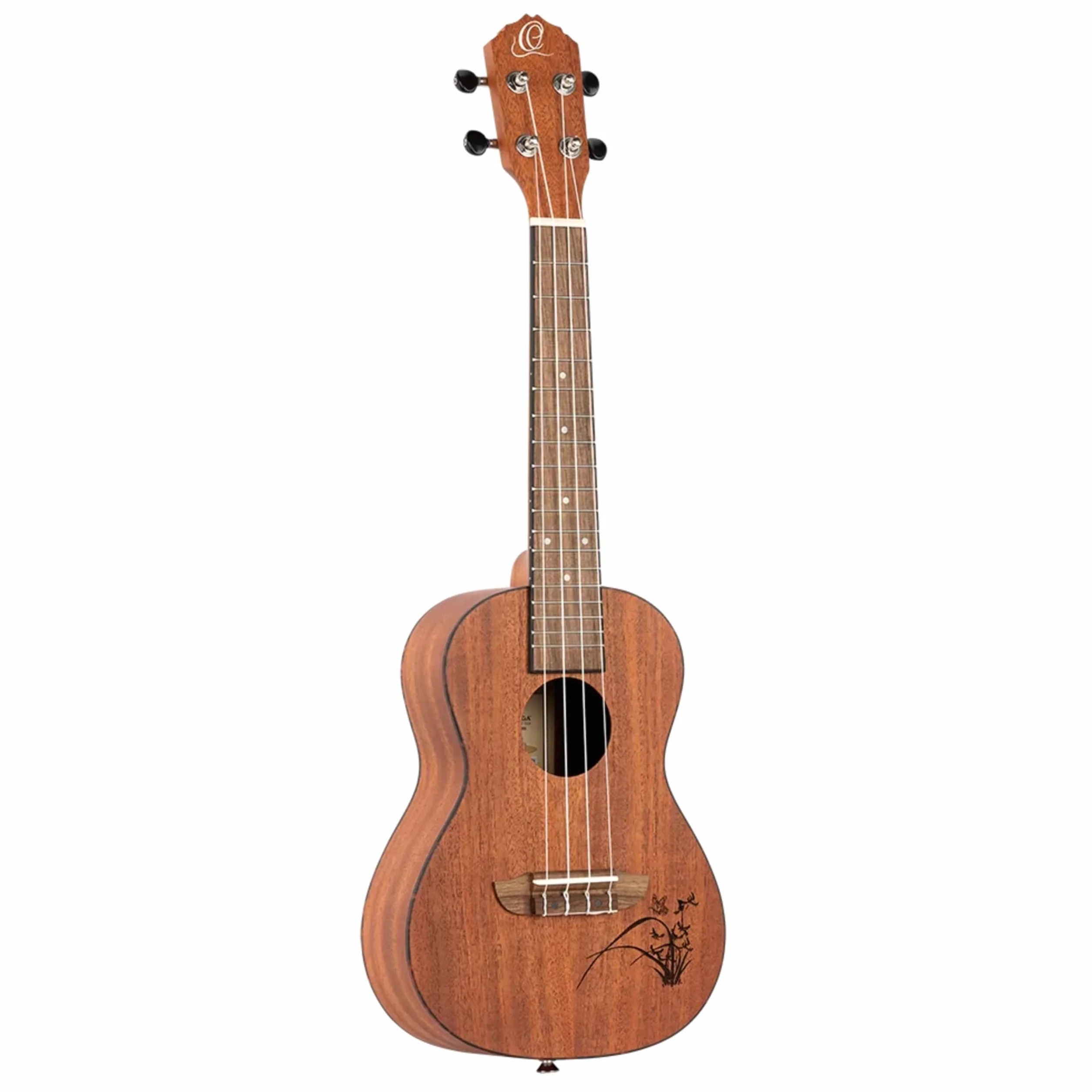 Ortega Guitars Akustyczne Ukulele Koncertowe – Seria Bonfire – Sapele, Wykończenie Naturalne (RU5MM)