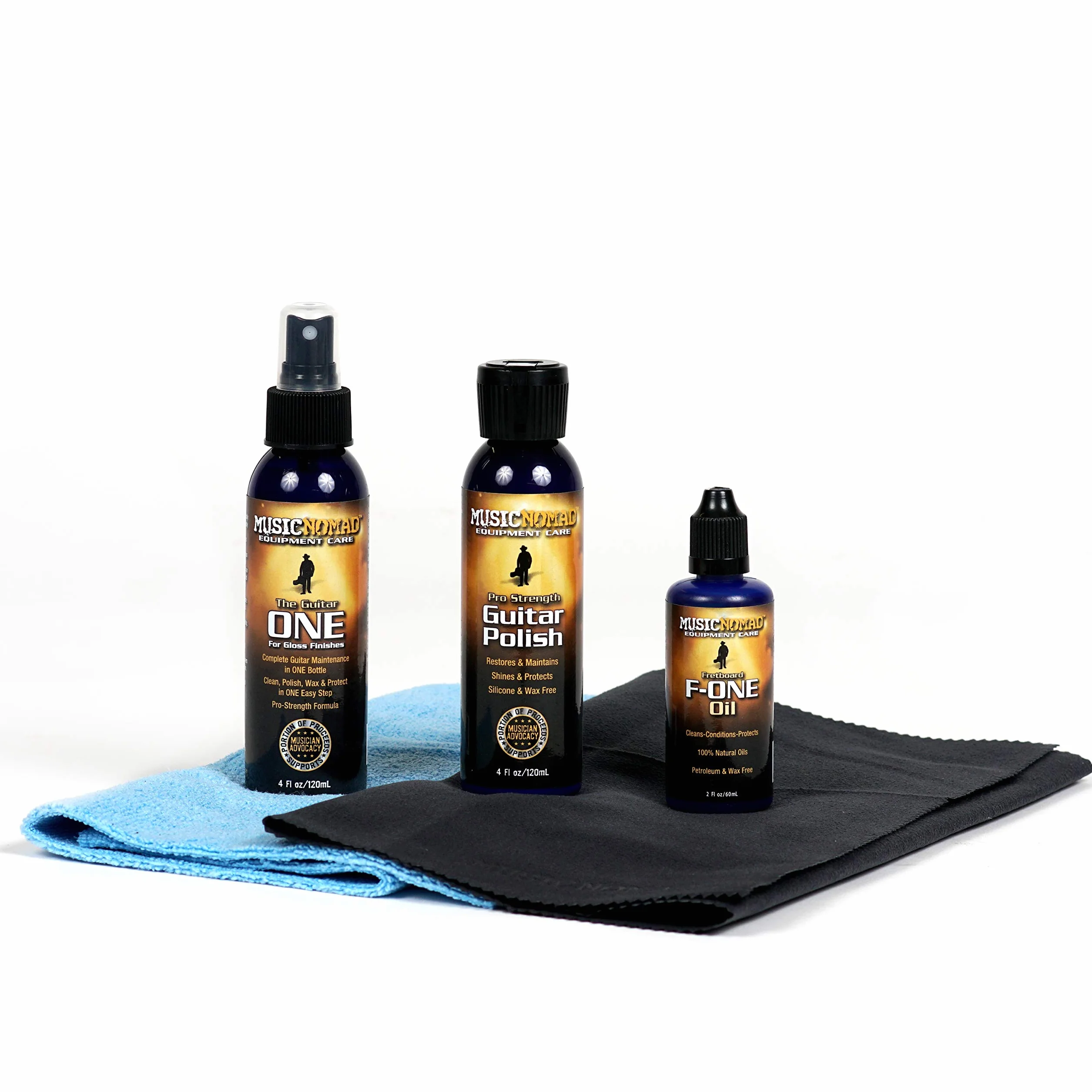 MusicNomad MN108 Premium Guitar Care 5-częściowy zestaw do pielęgnacji