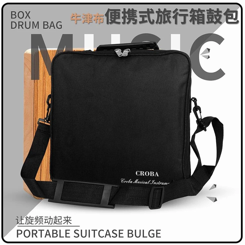Cajon torba na bęben Cajon Box torba na bęben przenośna podróżna torba na bęben pogrubiona bawełną torba do przechowywania bębna bęben perkusyjny akcesoria