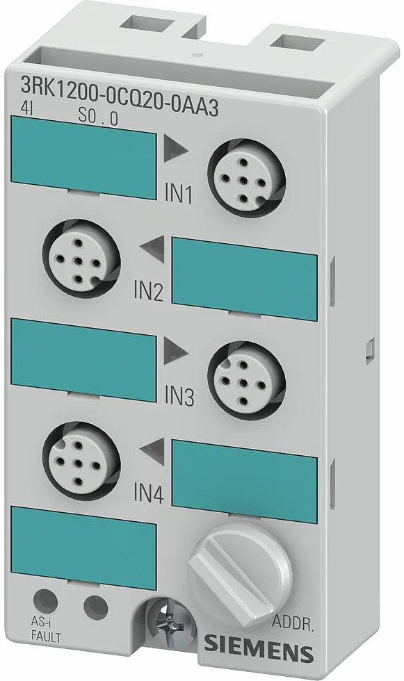Moduł interfejsu AS IP67, cyfrowy - Moduł cyfrowy Fieldbus 4 In / 0 Out