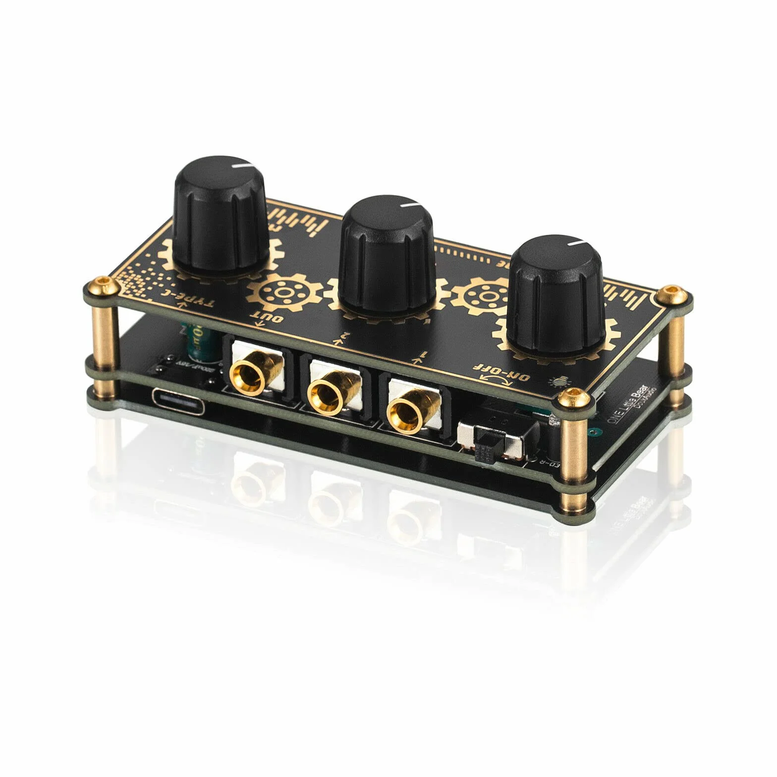 Przenośny mini stereo, 2-kanałowy mikser liniowy, słuchawki monitoringowe, klub, nagrywanie na żywo