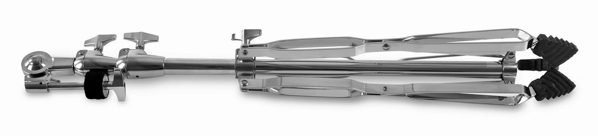 XDrum Stojak na umywalkę Semi – stojak Cymbal z regulacją wysokości w zakresie 70-140 cm – praktyczny system Memory Lock – podwójny i stabilny – srebrny