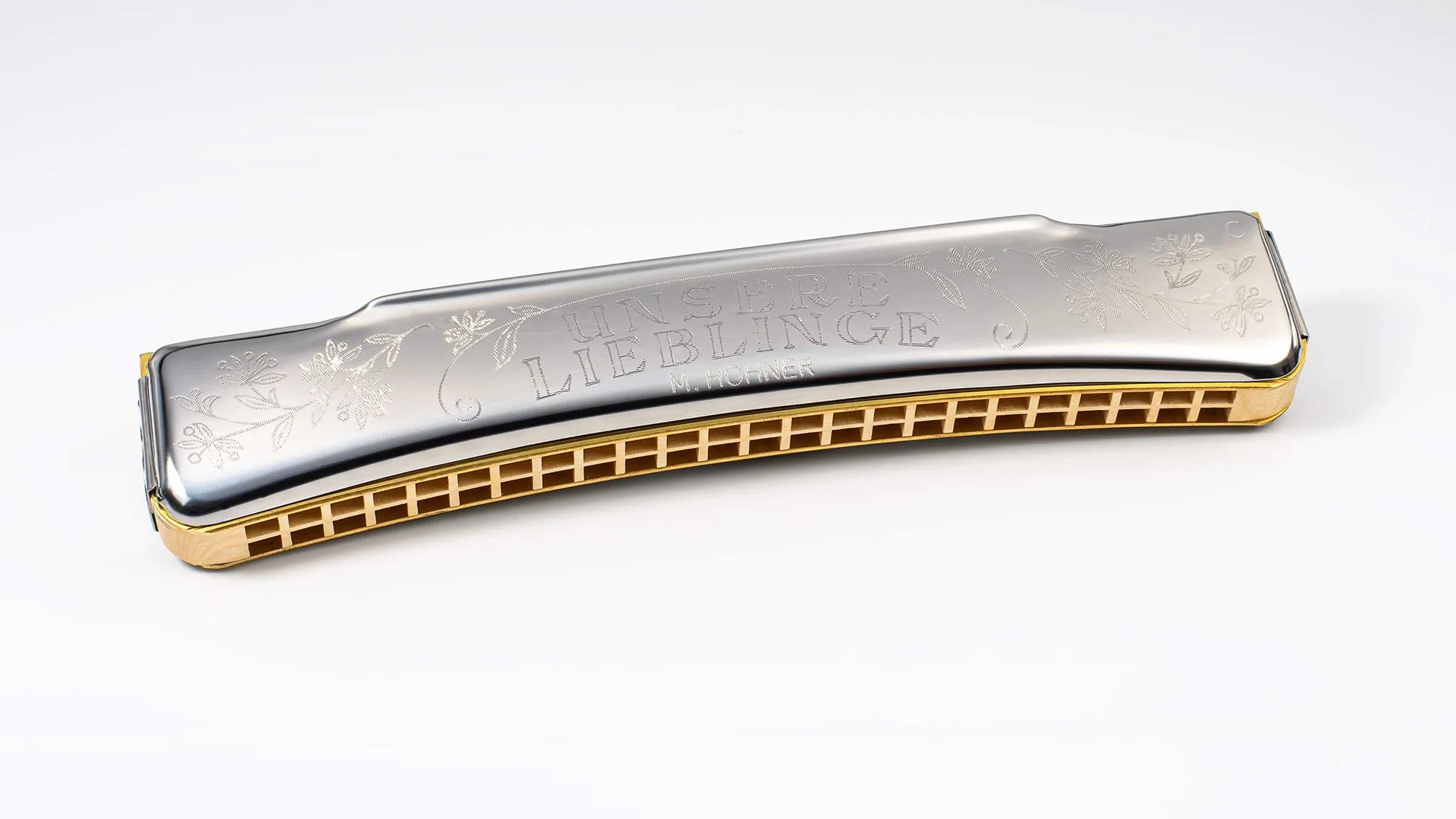 Hohner Lieblinge 48C Harmonijka, Srebrny, 18 x 6 x 4 cm