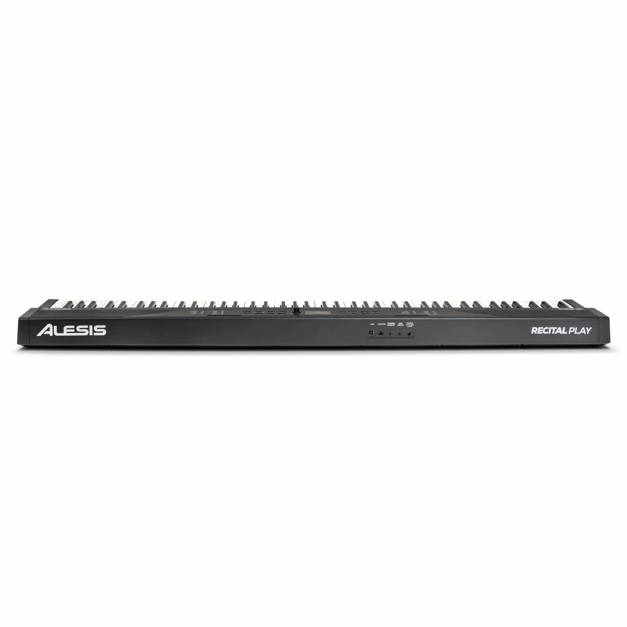 Alesis 88-klawiszowe pianino z 480 brzmieniami, głośnikami, USB MIDI, stojakiem na nuty/tablet, zasilaczem i lekcjami
