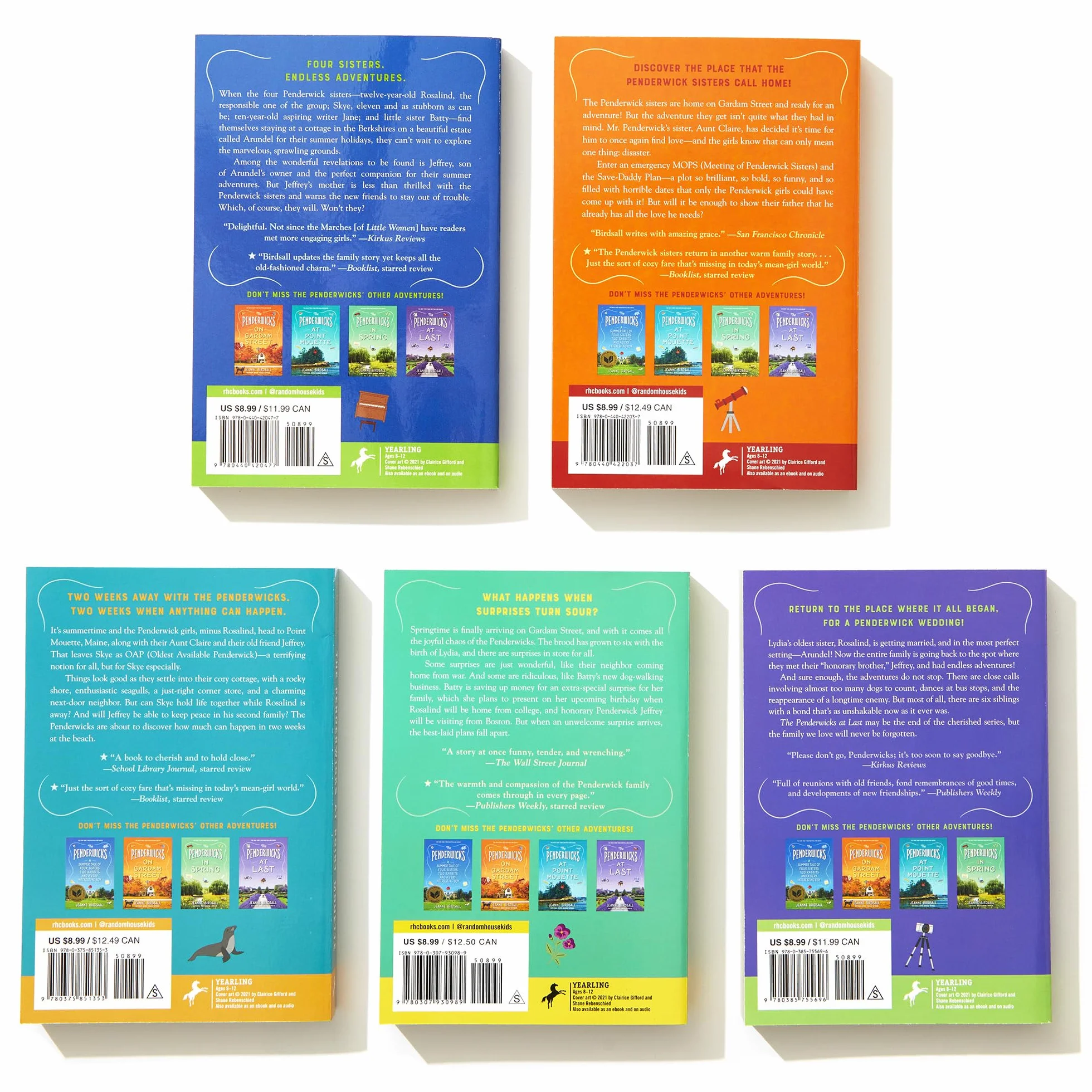 The Penderwicks Paperback 5-Book Boxed Set: The Penderwicks; The Penderwicks on Gardam Street; The Penderwicks at Point Mouette; The Penderwicks in Spring; The Penderwicks at Last: 1-5